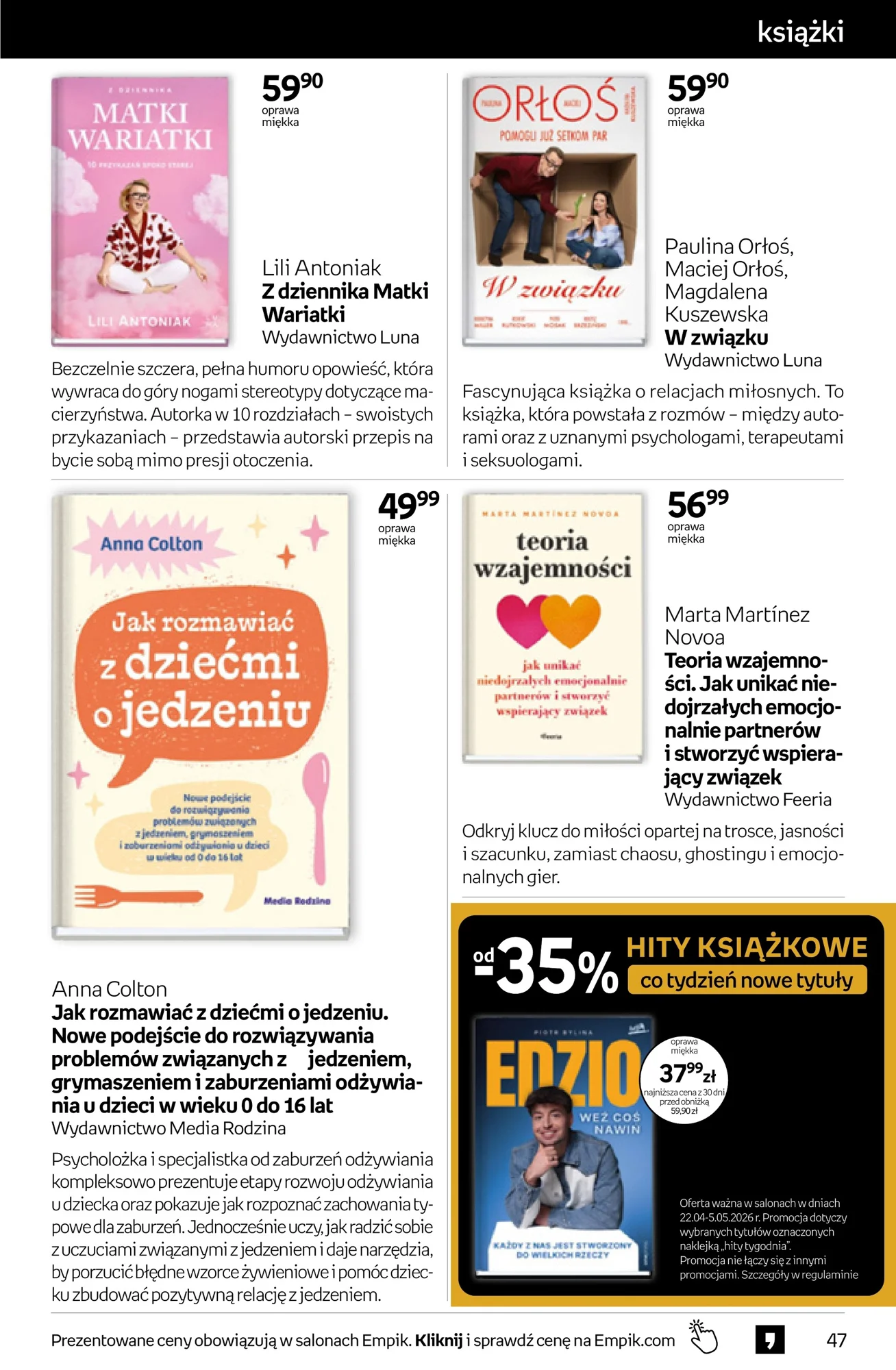 Gazetka promocyjna empik str. 47