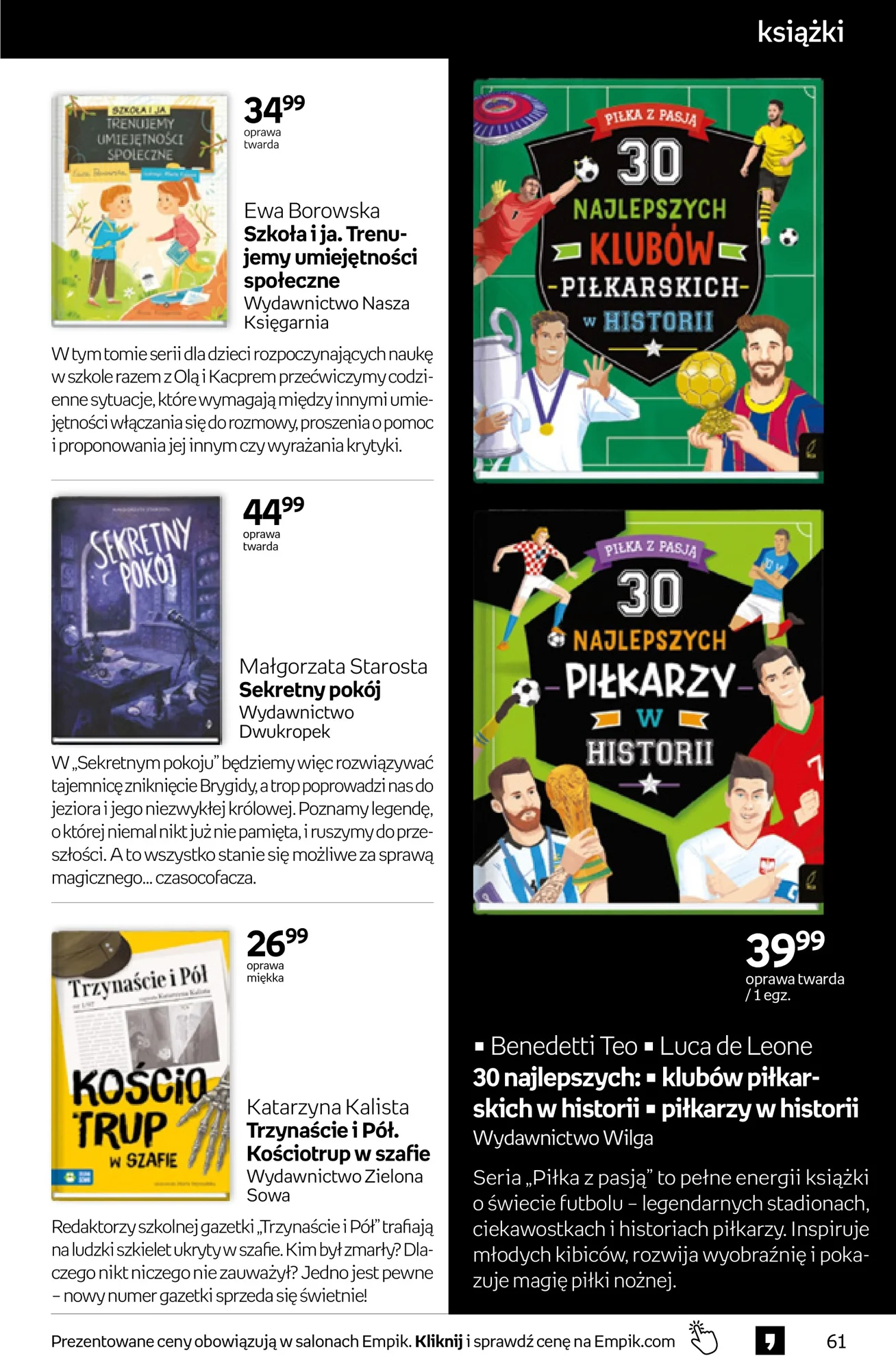 Gazetka promocyjna empik str. 61