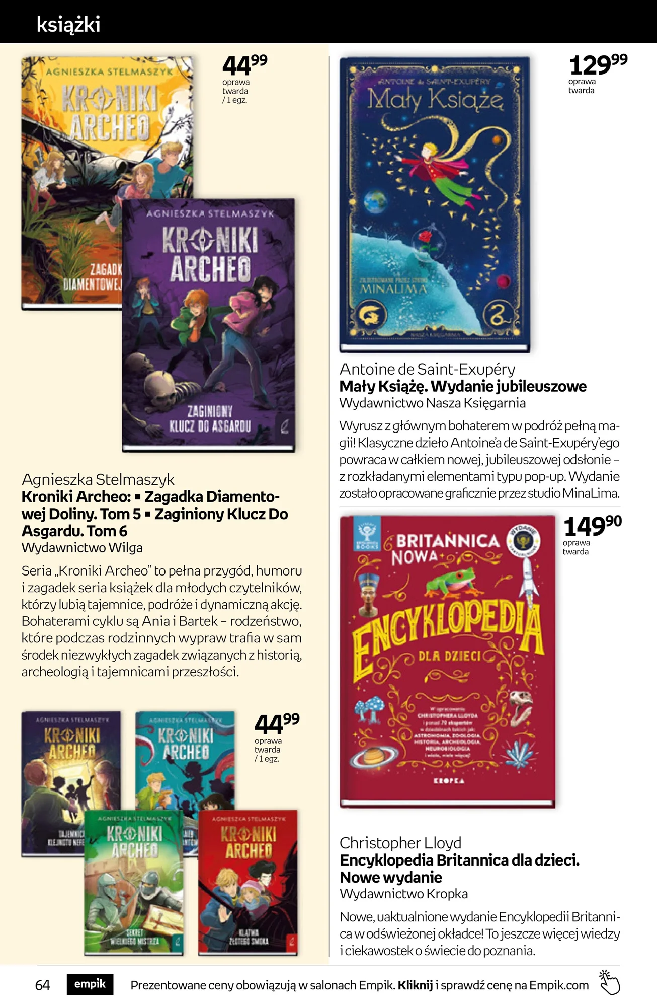 Gazetka promocyjna empik str. 64
