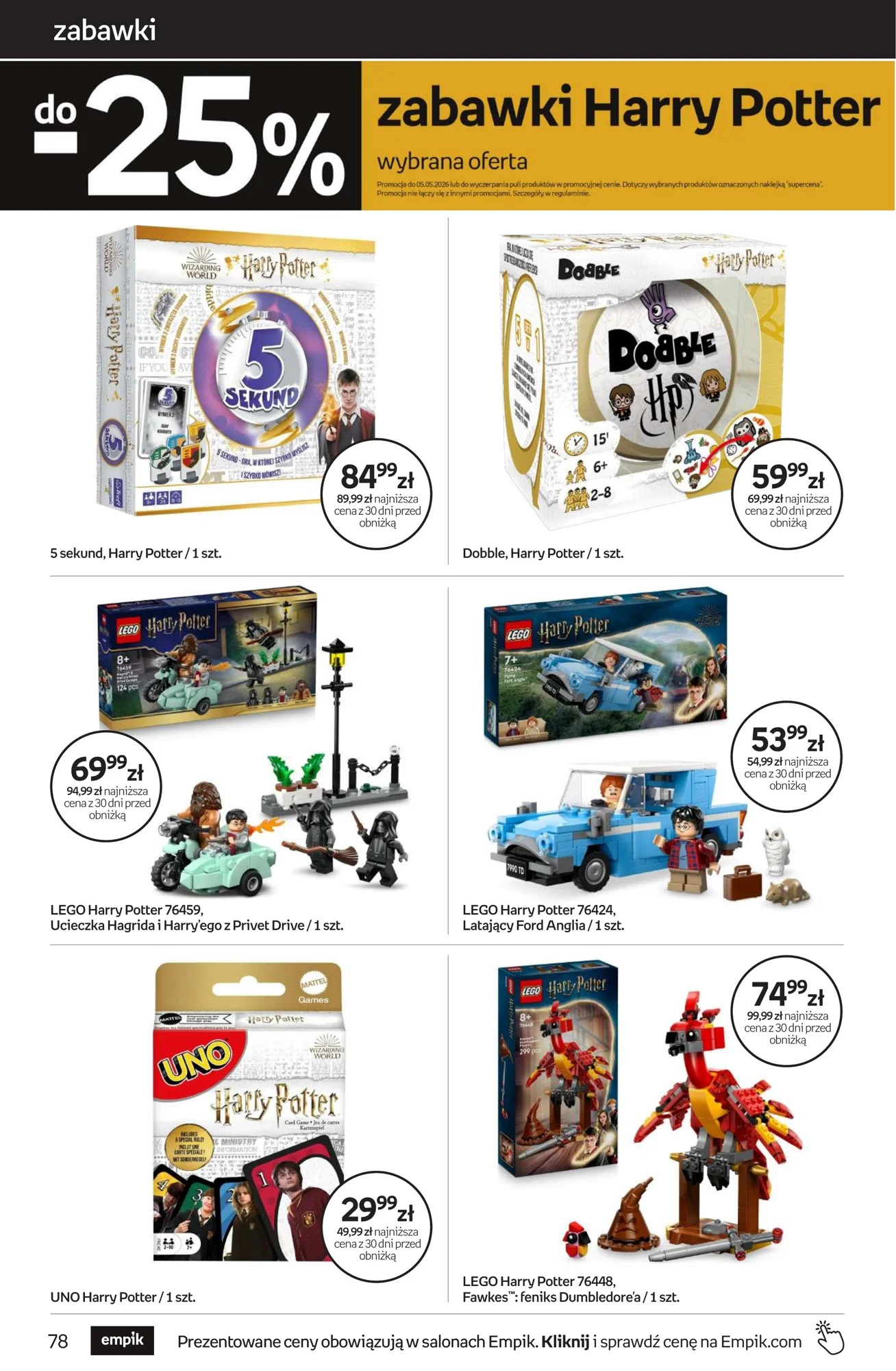 Gazetka promocyjna empik str. 78
