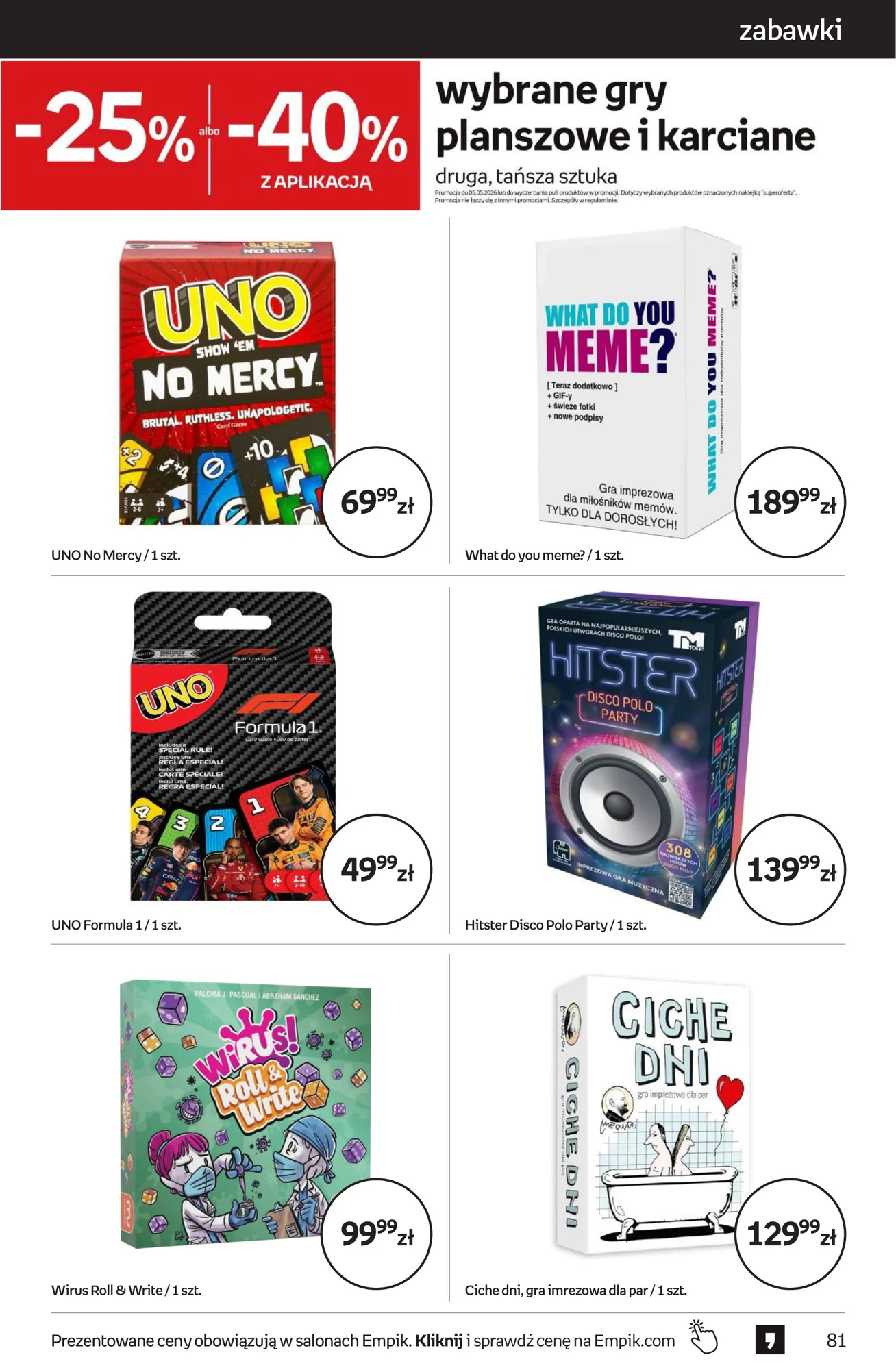 Gazetka promocyjna empik str. 81