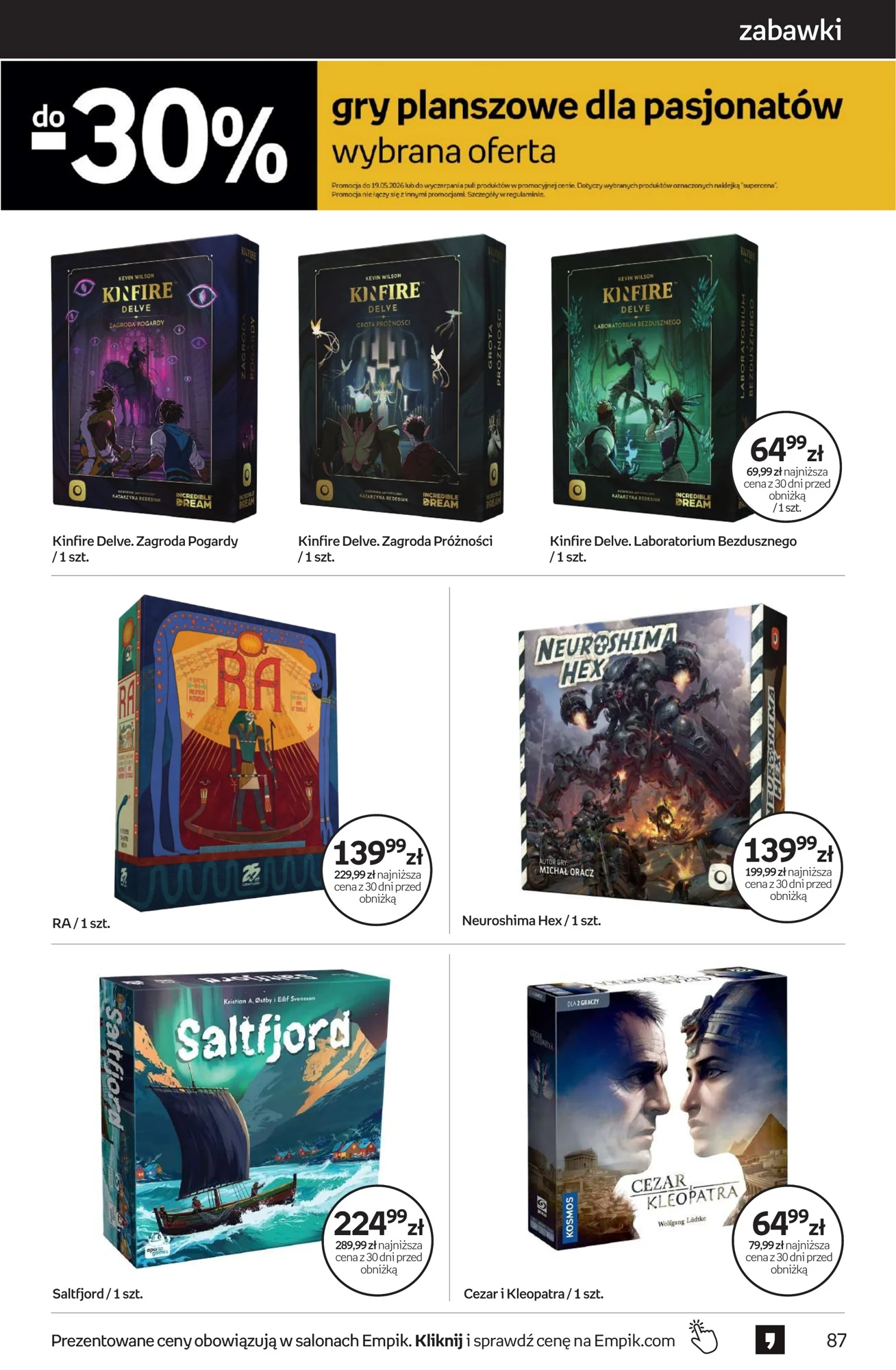 Gazetka promocyjna empik str. 87