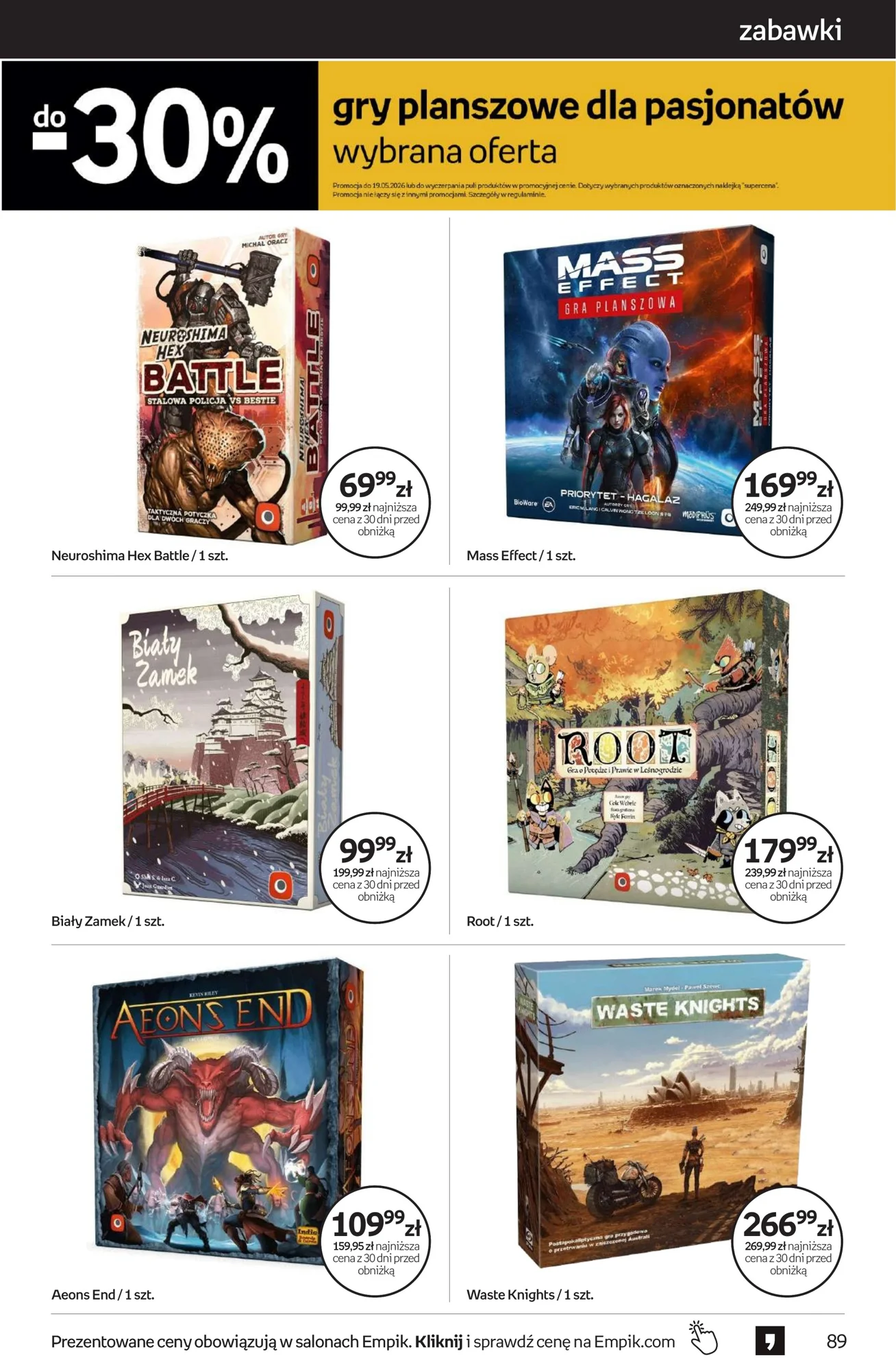 Gazetka promocyjna empik str. 89