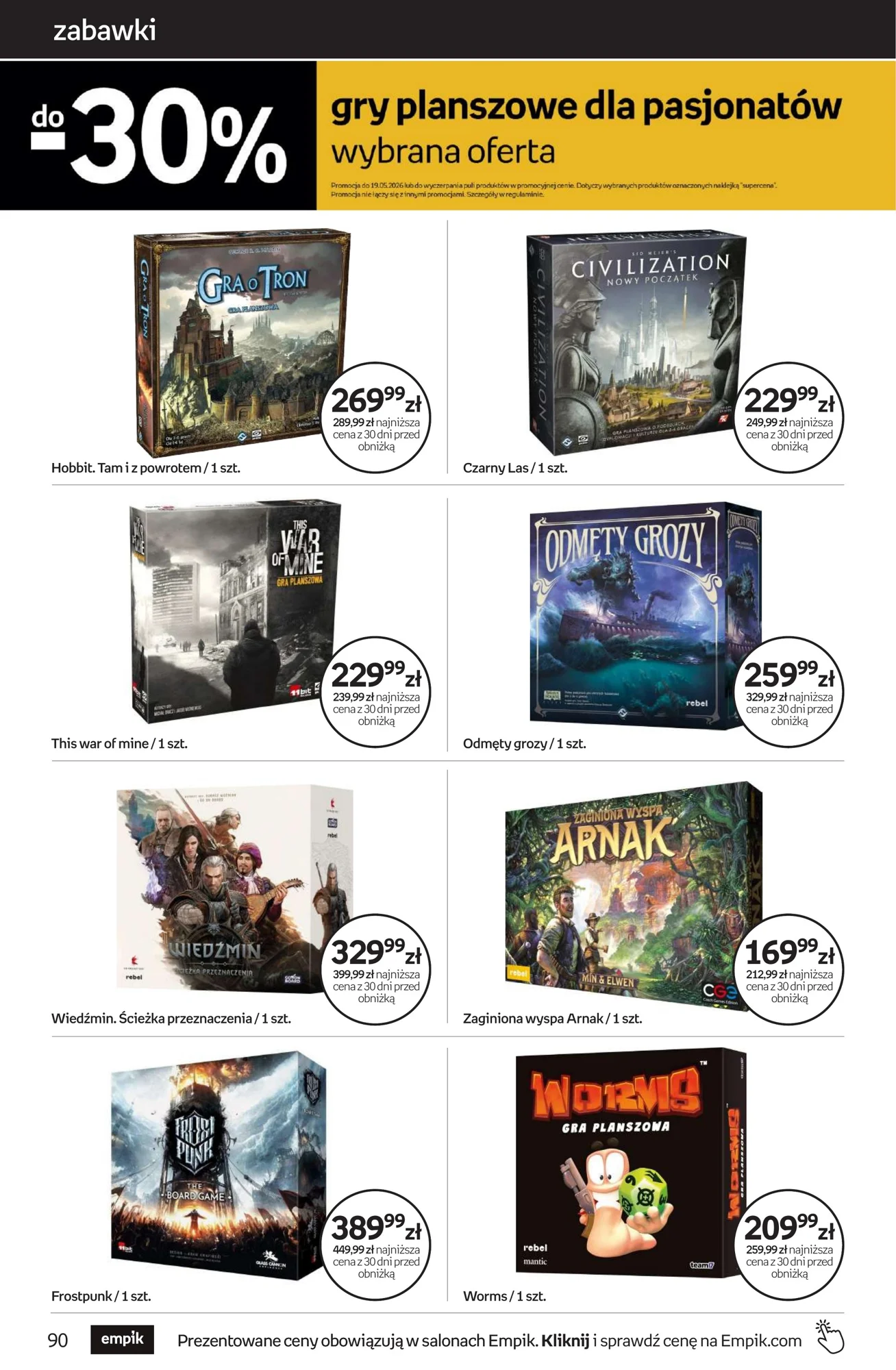 Gazetka promocyjna empik str. 90