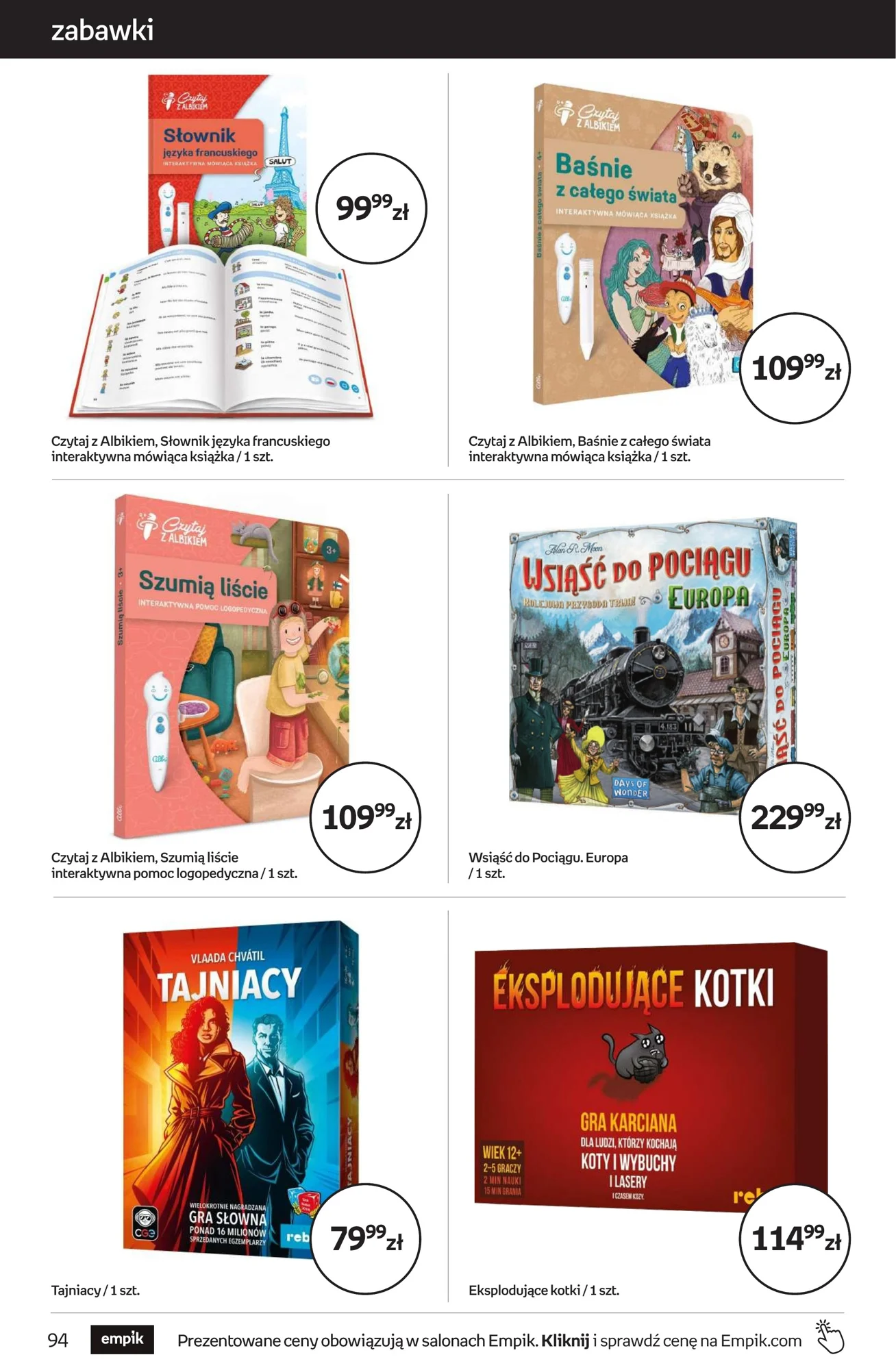 Gazetka promocyjna empik str. 94