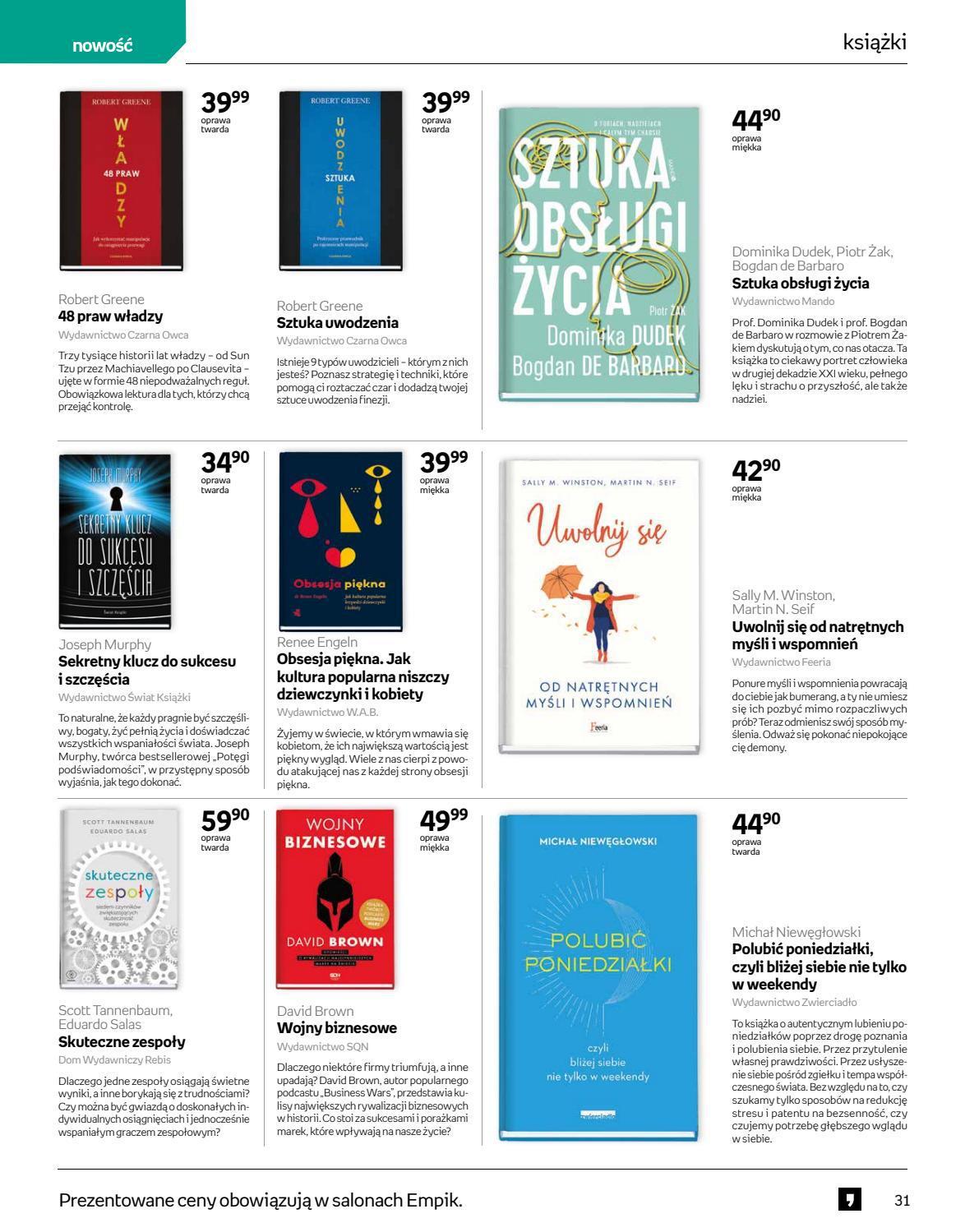 Gazetka promocyjna empik str. 31