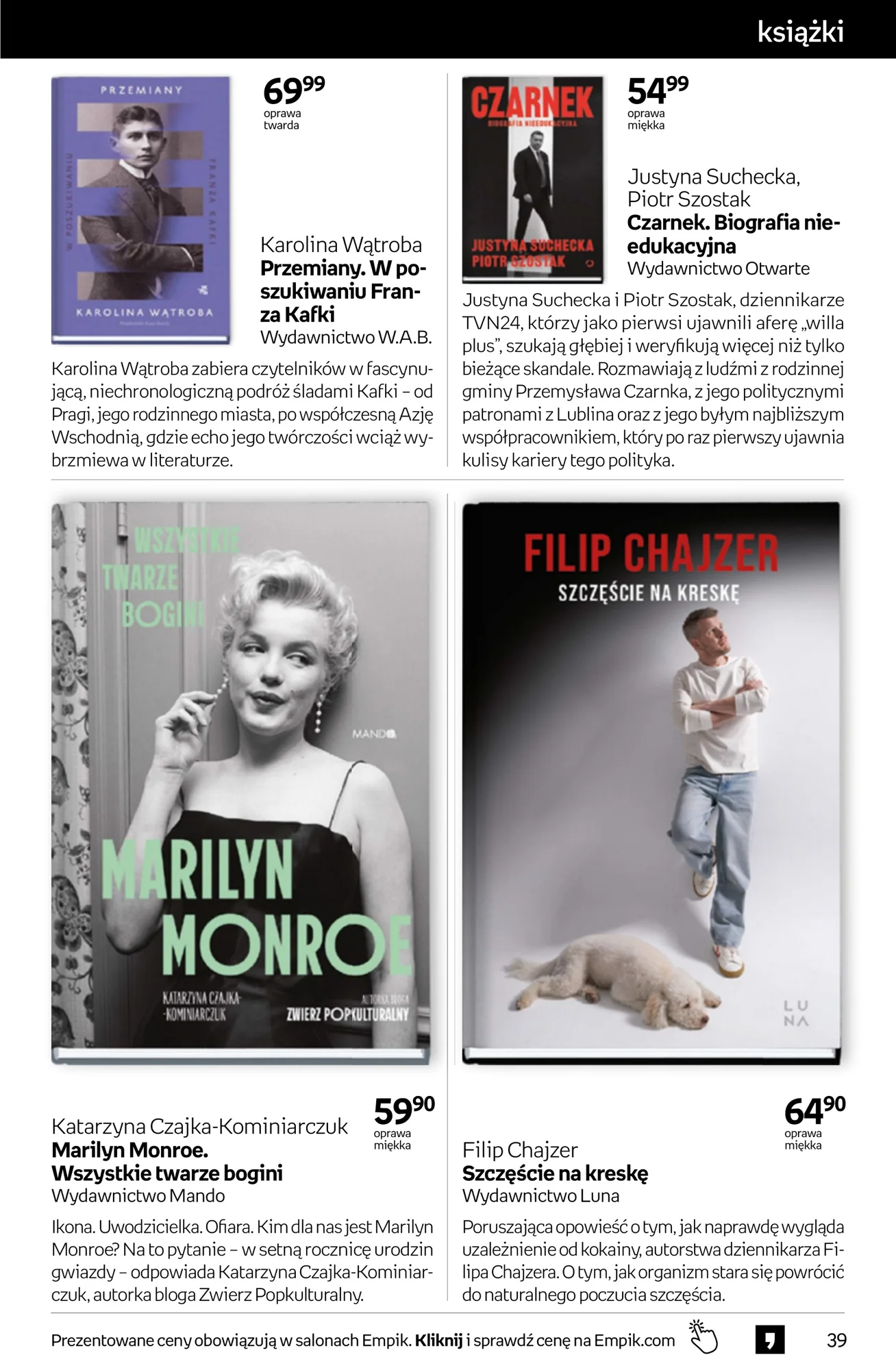 Gazetka promocyjna empik str. 39