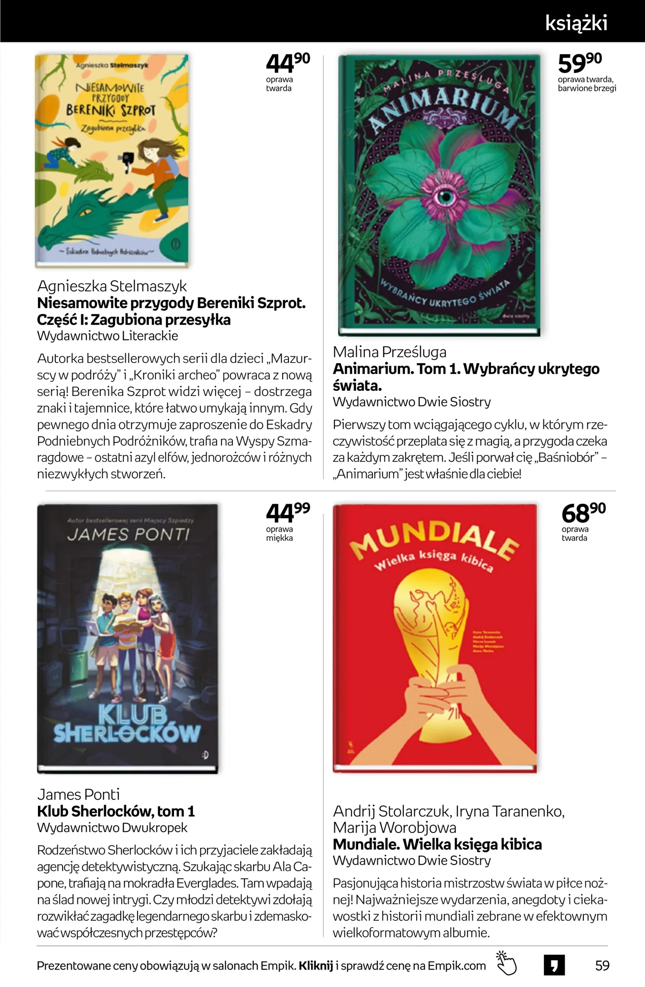 Gazetka promocyjna empik str. 59