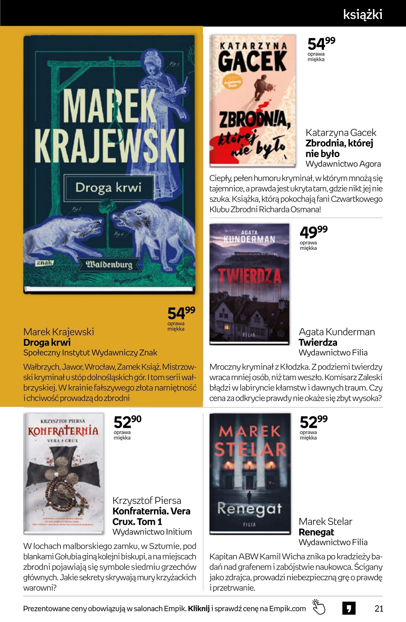 Gazetka promocyjna empik str. 21