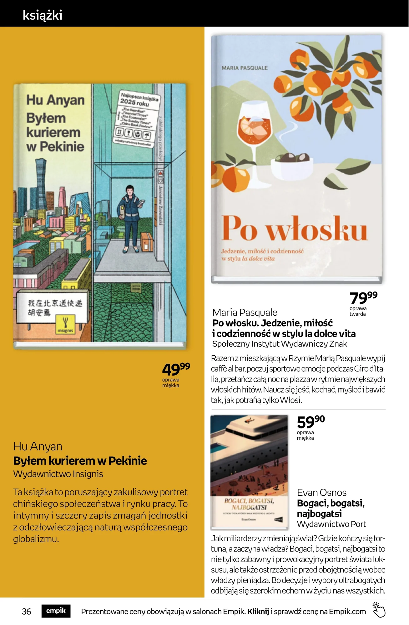 Gazetka promocyjna empik str. 36
