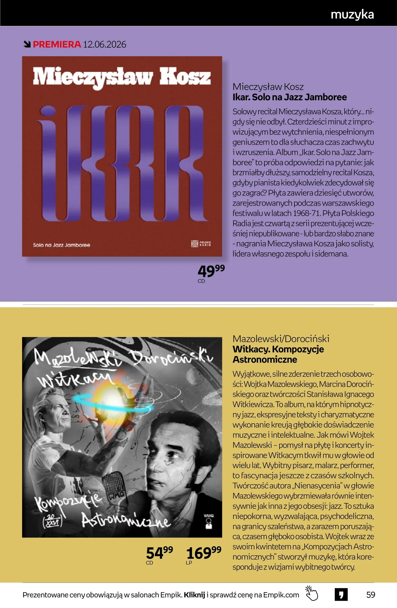 Gazetka promocyjna empik str. 59