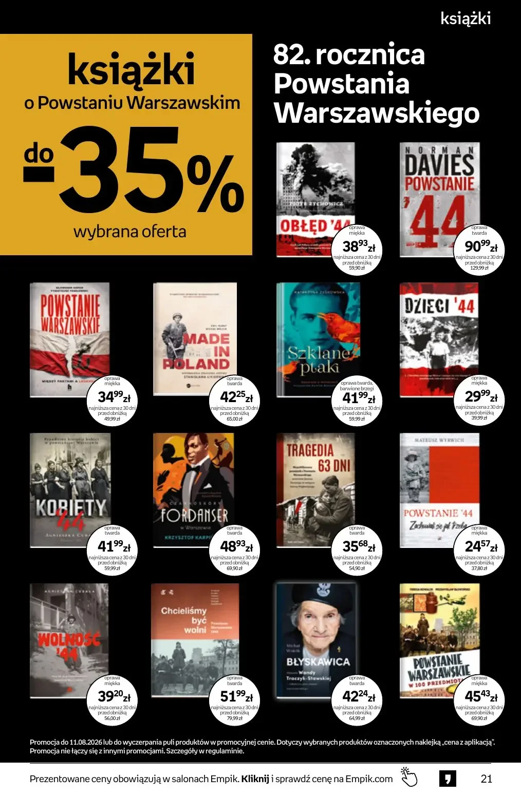 Gazetka promocyjna empik str. 21