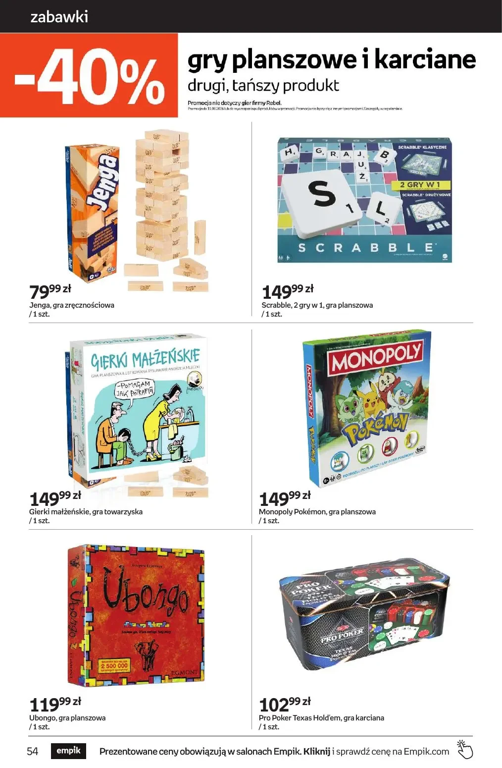 Gazetka promocyjna empik str. 54