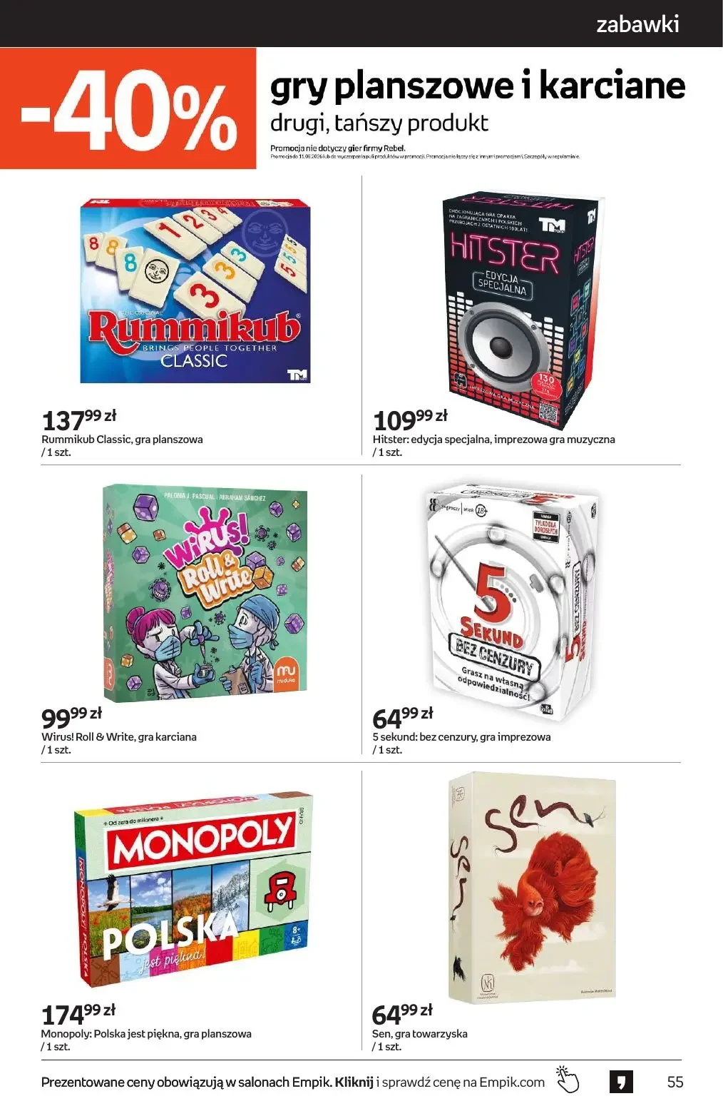 Gazetka promocyjna empik str. 55