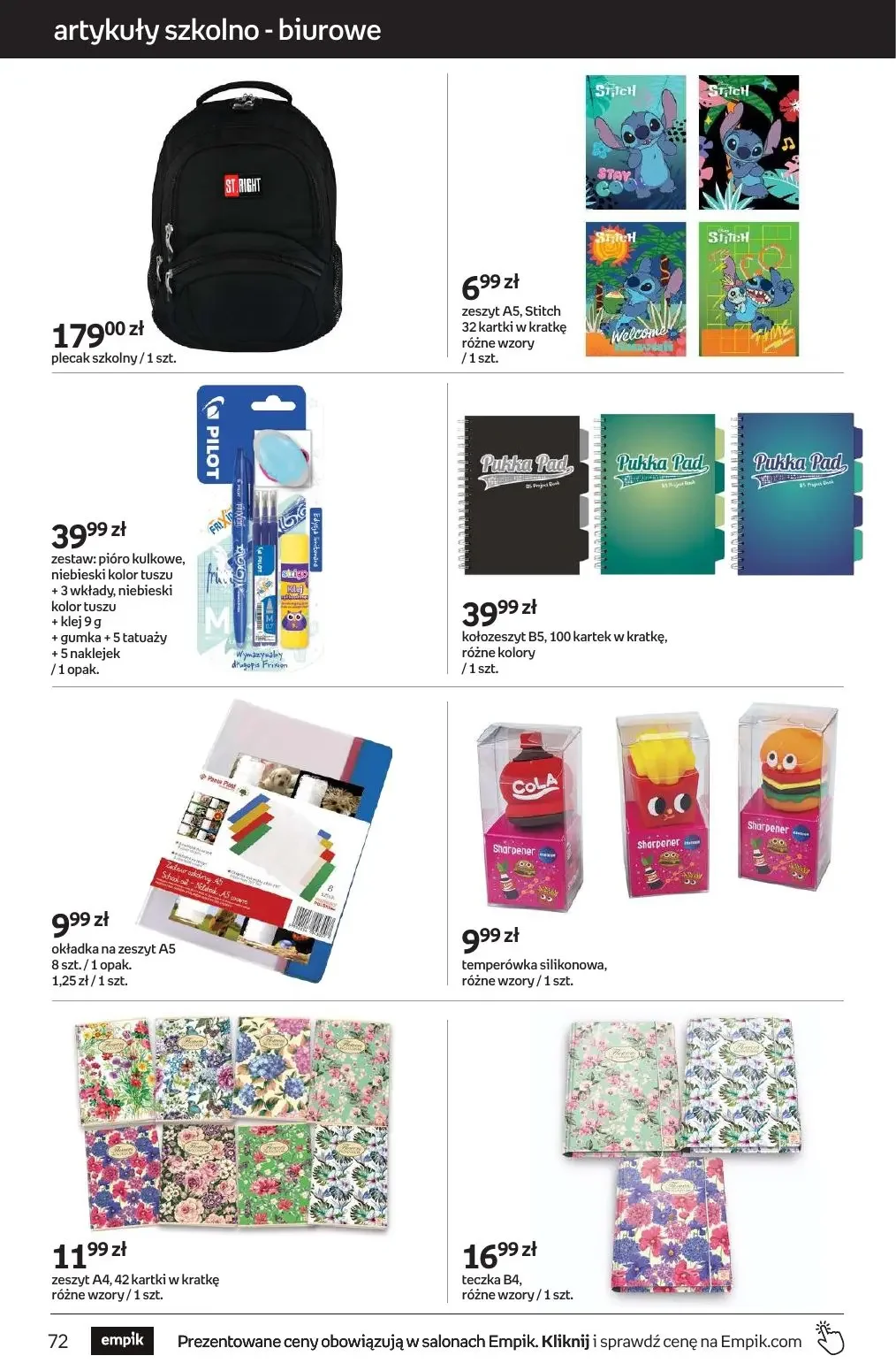 Gazetka promocyjna empik str. 72