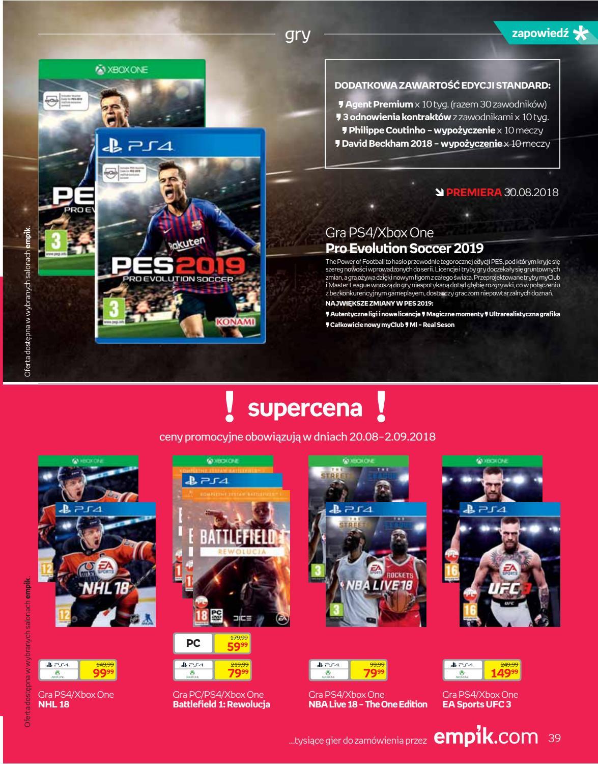Gazetka promocyjna empik str. 39