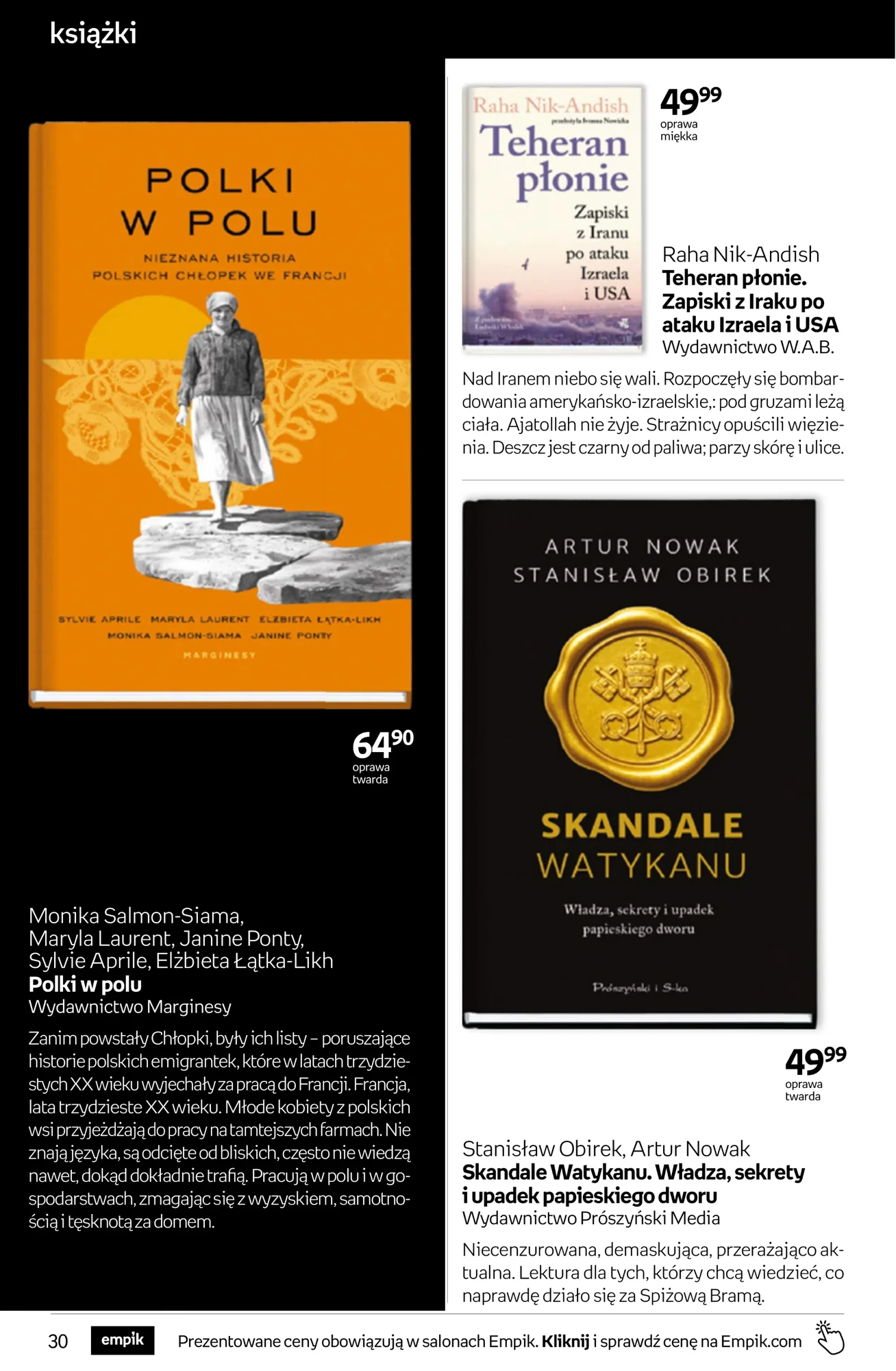 Gazetka promocyjna empik str. 30