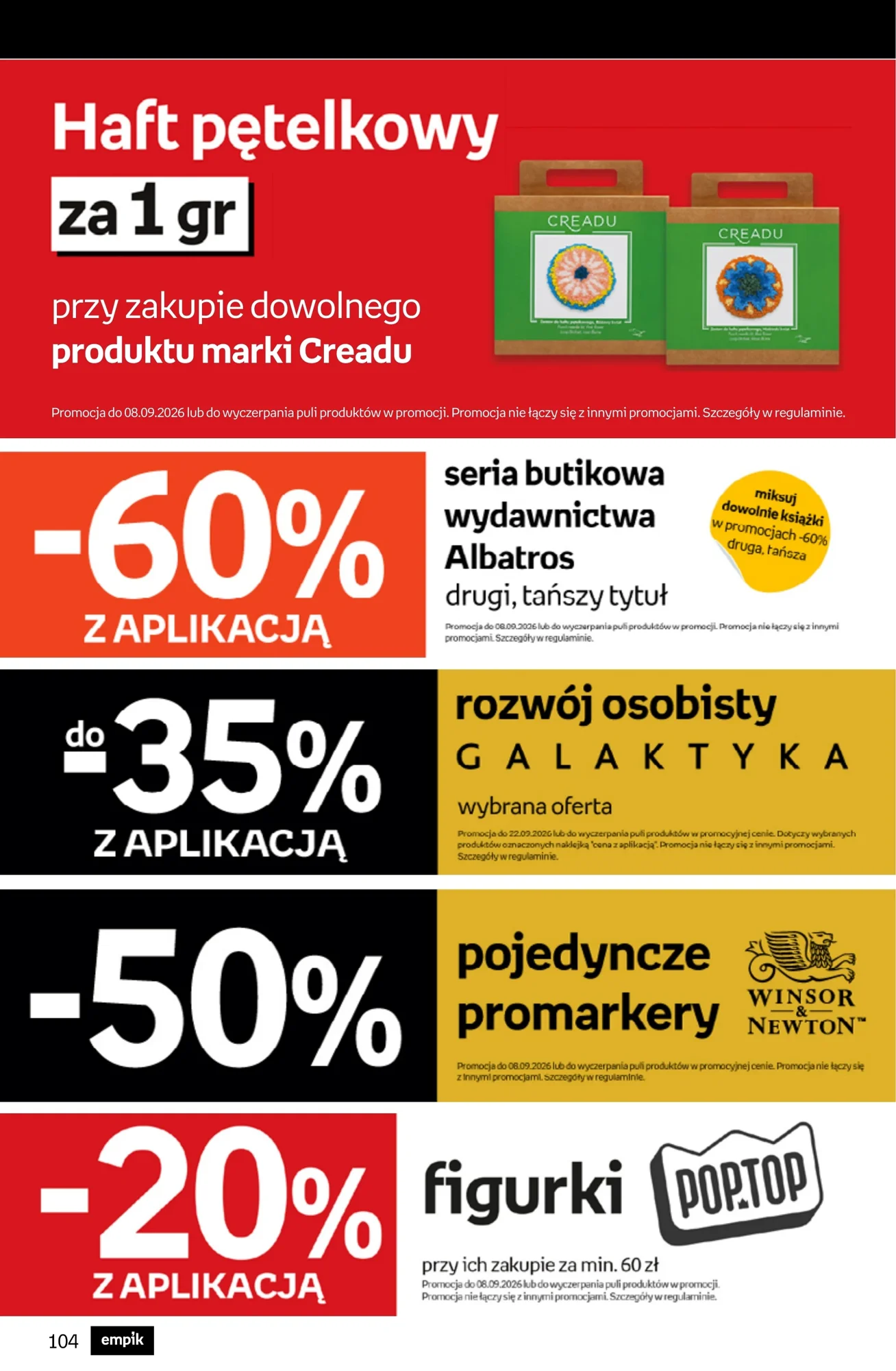 Gazetka promocyjna empik str. 104