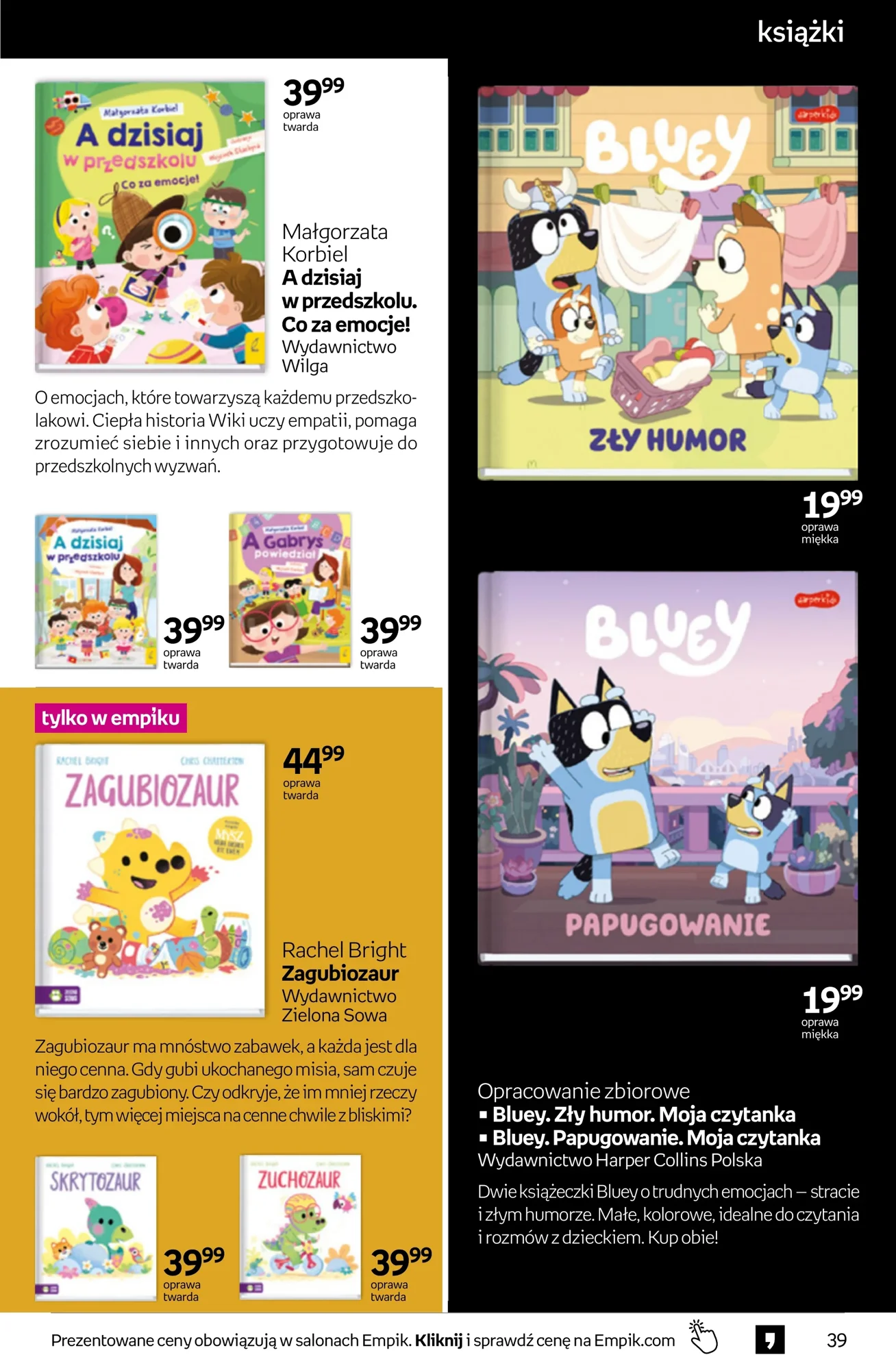 Gazetka promocyjna empik str. 39