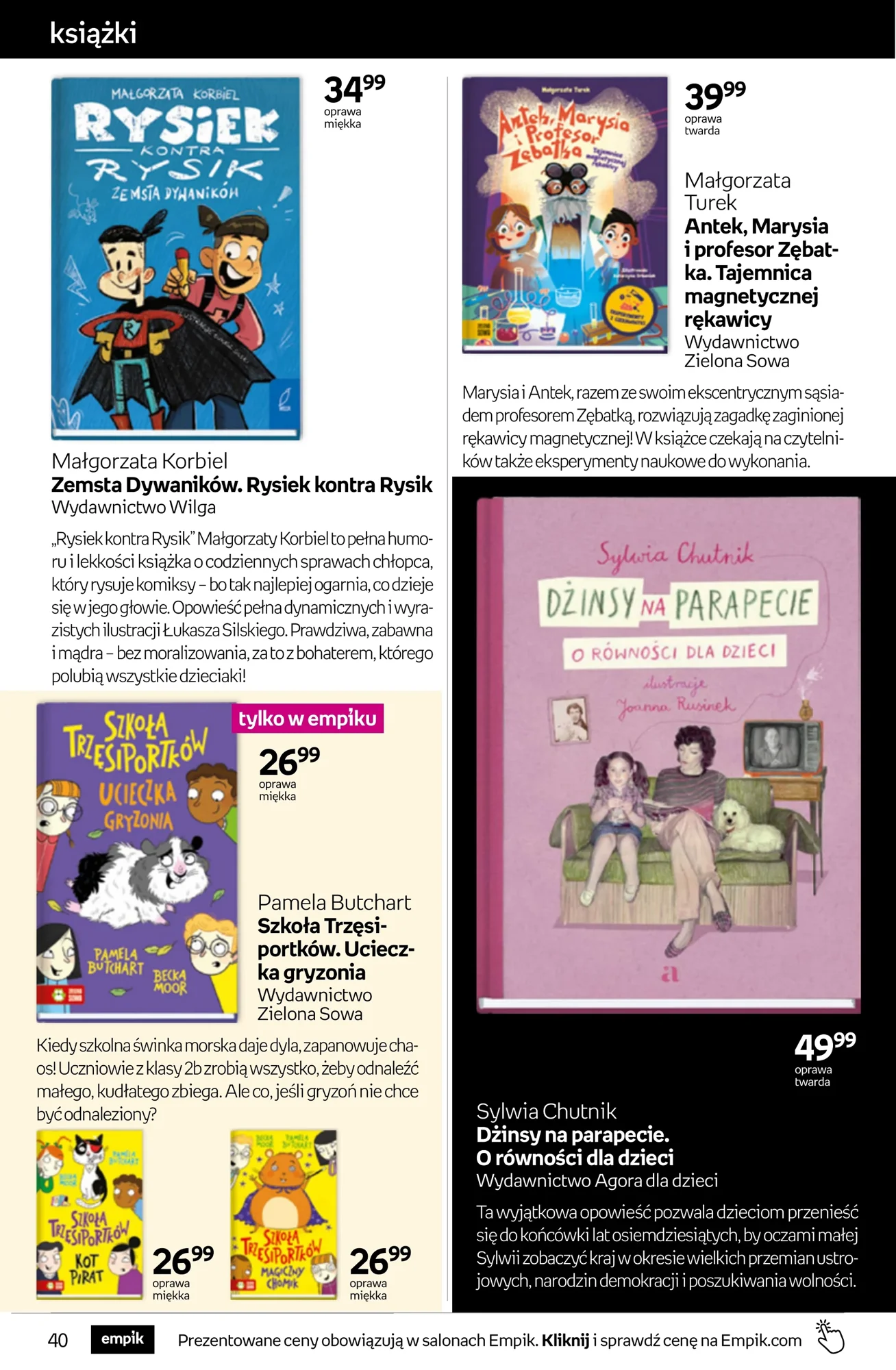 Gazetka promocyjna empik str. 40