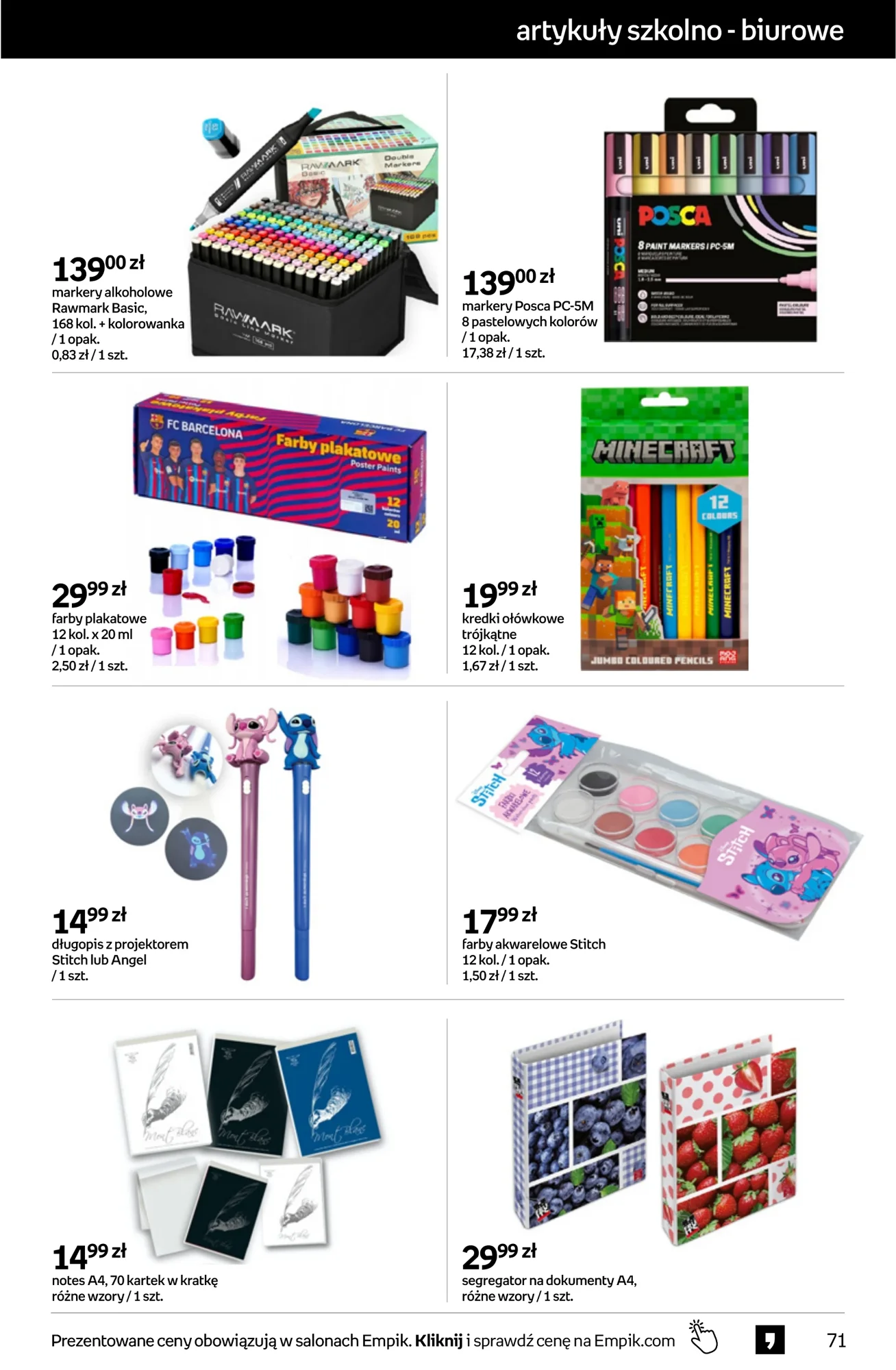 Gazetka promocyjna empik str. 71