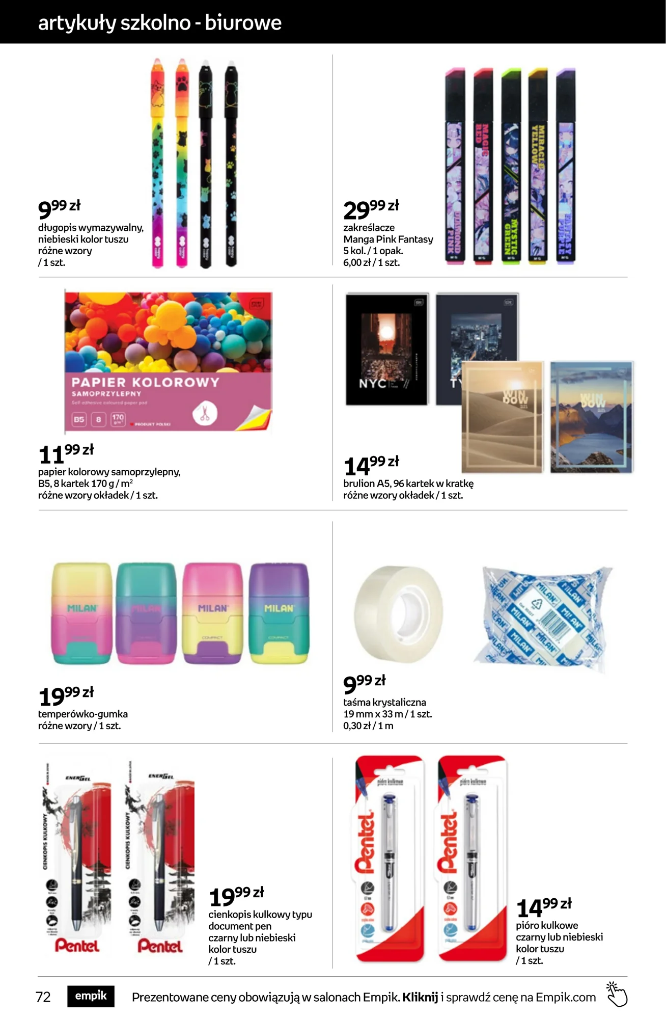 Gazetka promocyjna empik str. 72