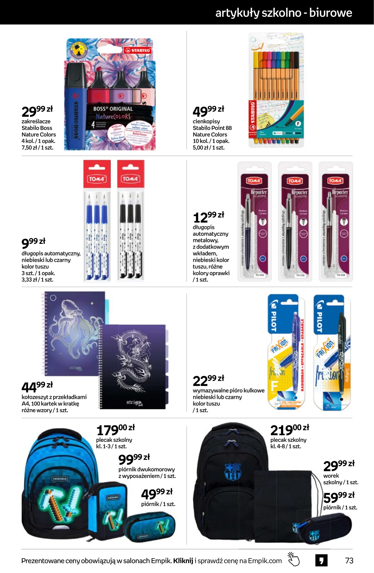 Gazetka promocyjna empik str. 73