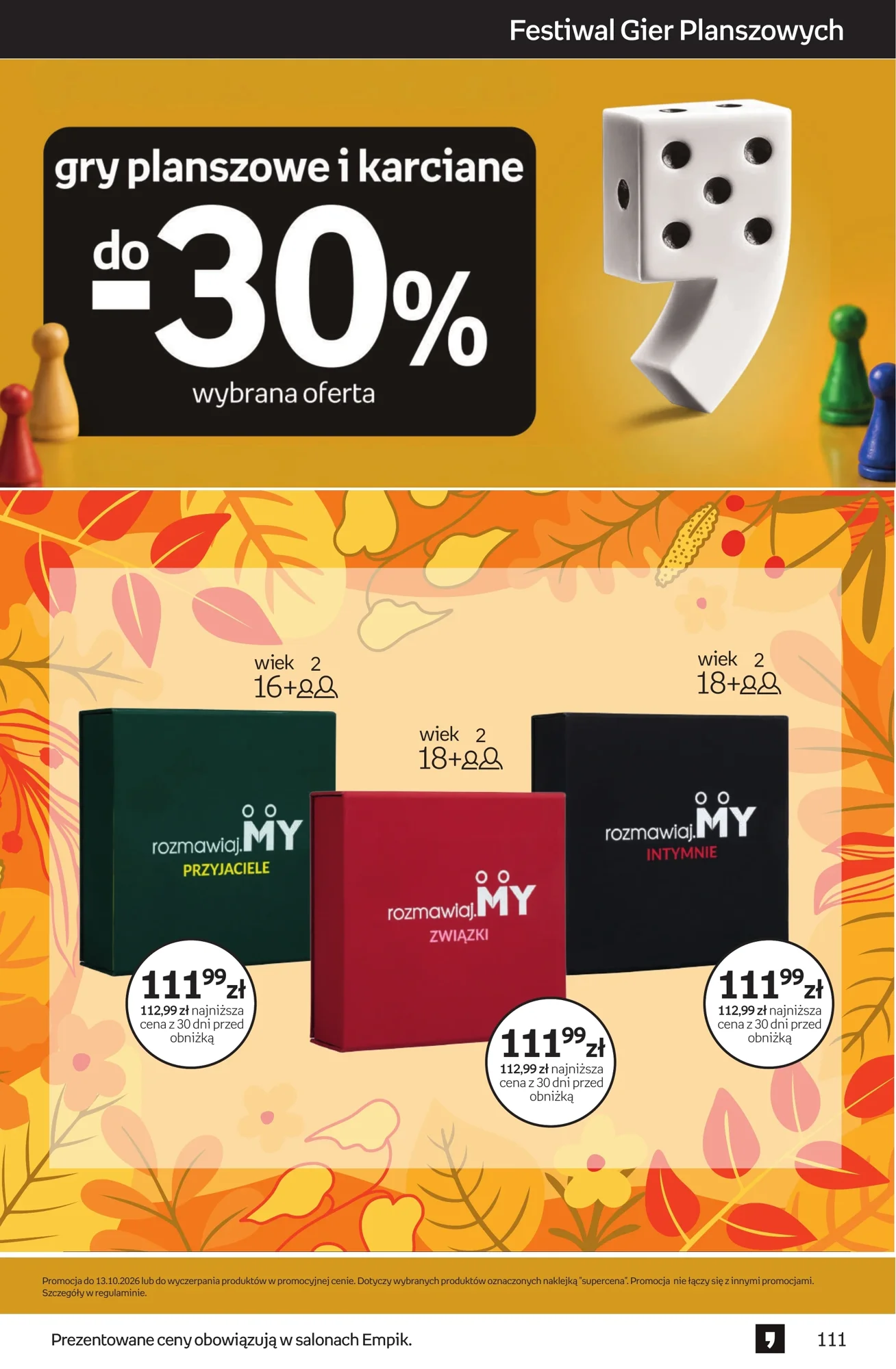 Gazetka promocyjna empik str. 111