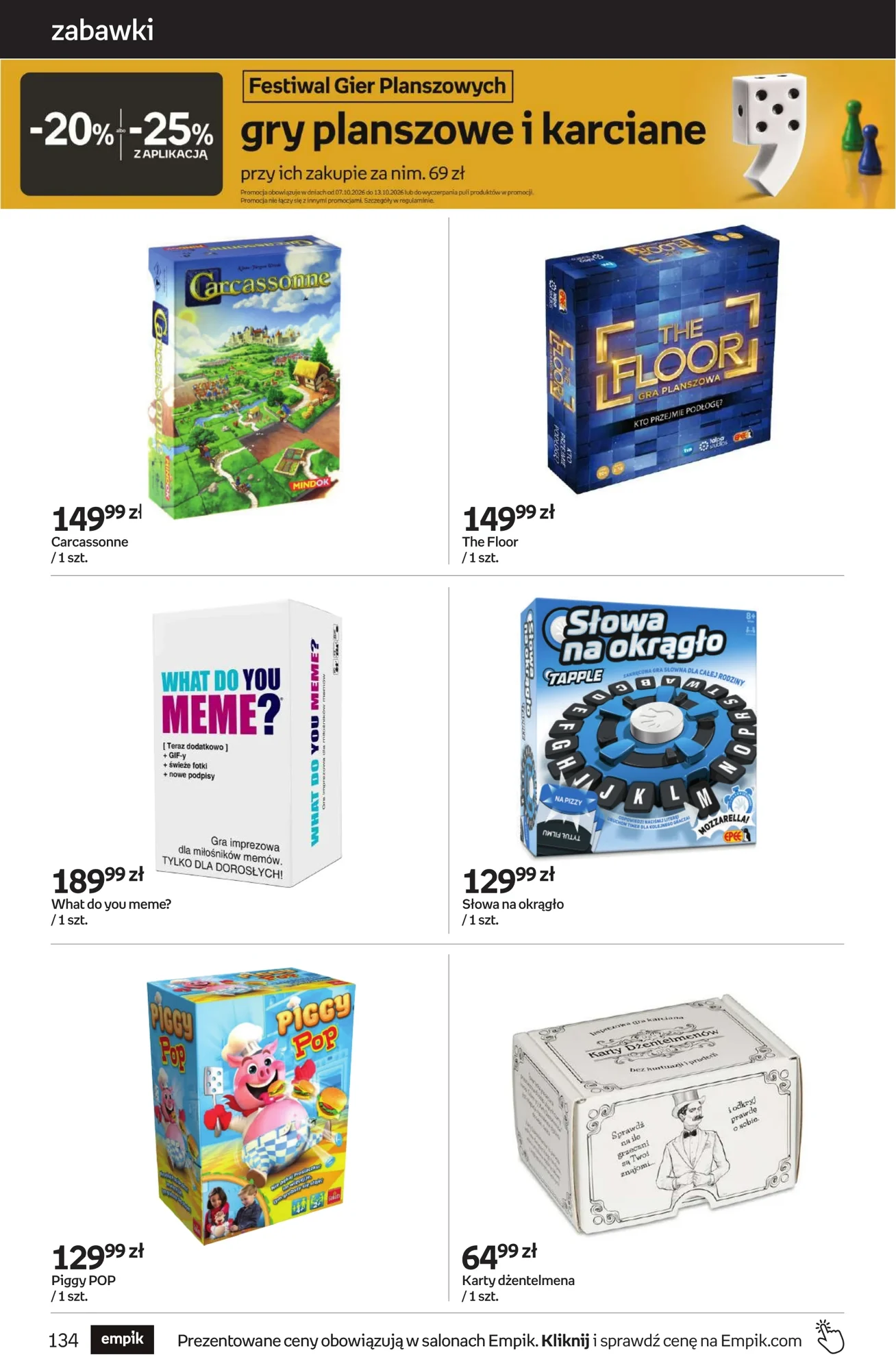Gazetka promocyjna empik str. 134