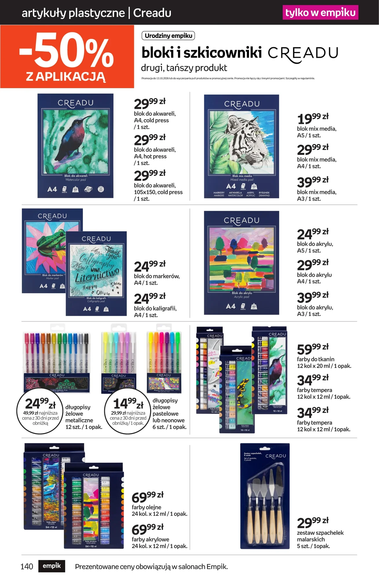 Gazetka promocyjna empik str. 140