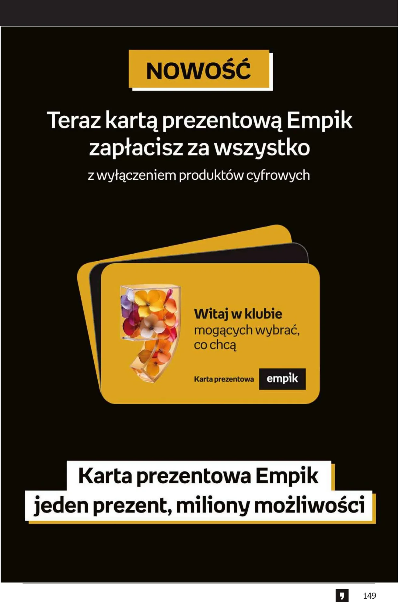 Gazetka promocyjna empik str. 149