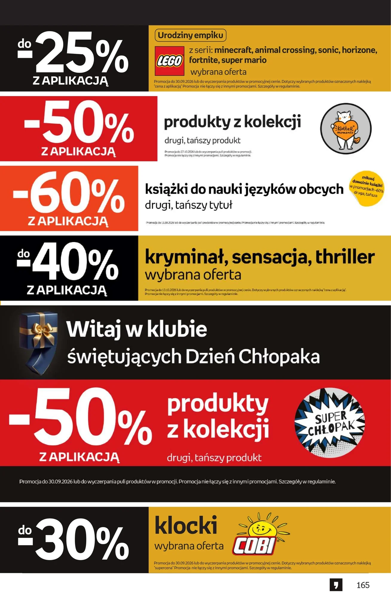 Gazetka promocyjna empik str. 165