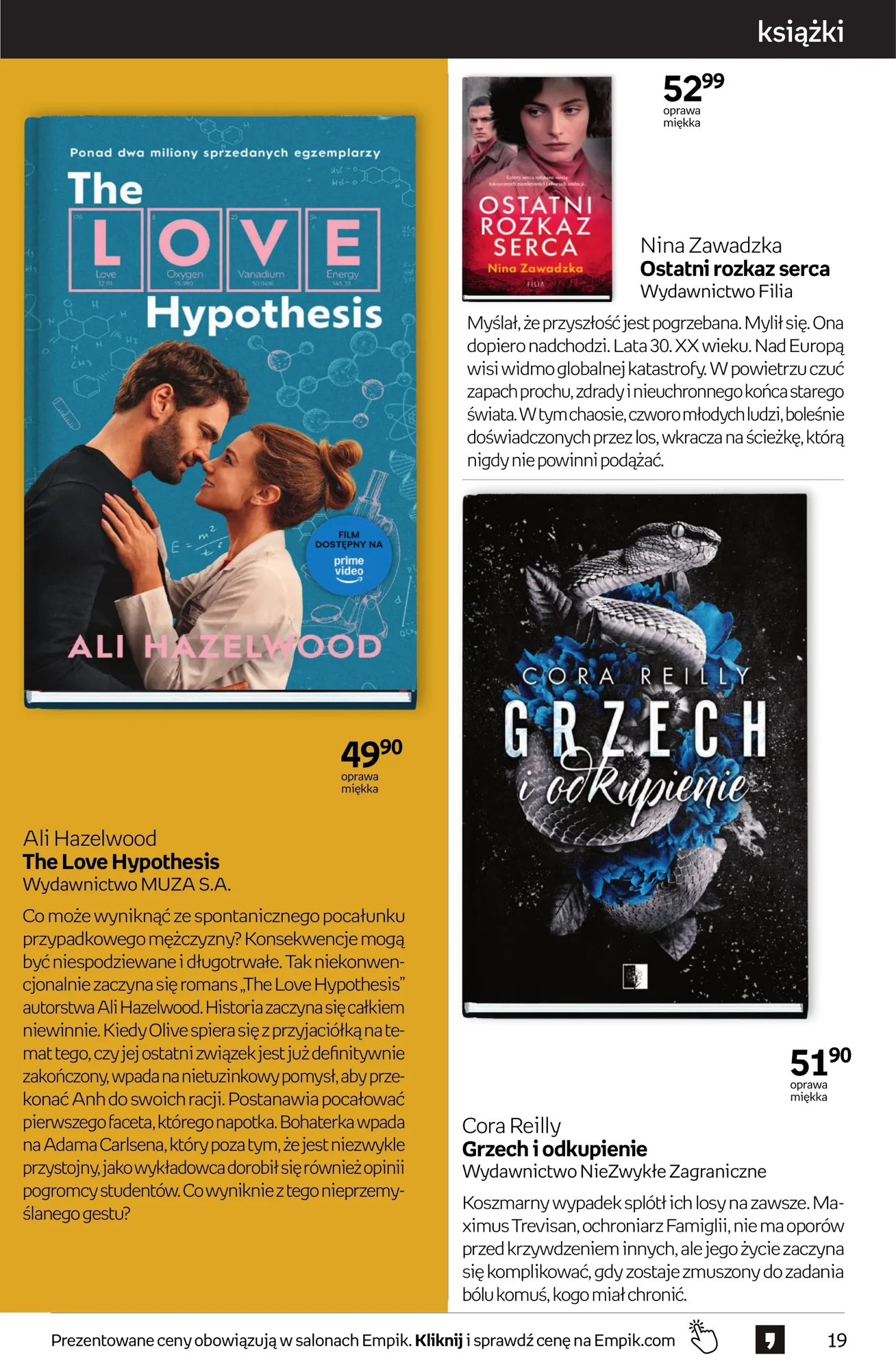 Gazetka promocyjna empik str. 19