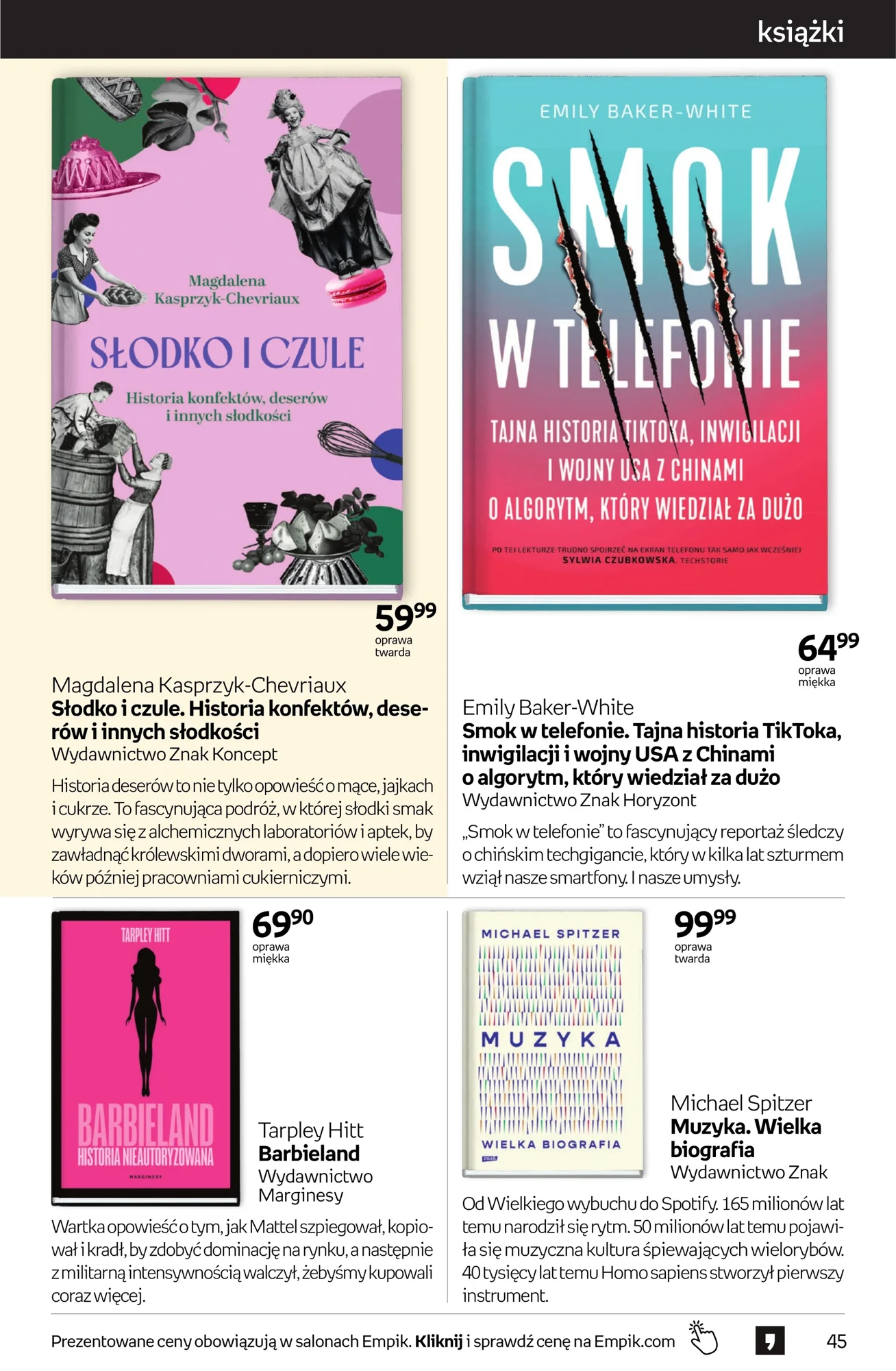 Gazetka promocyjna empik str. 45