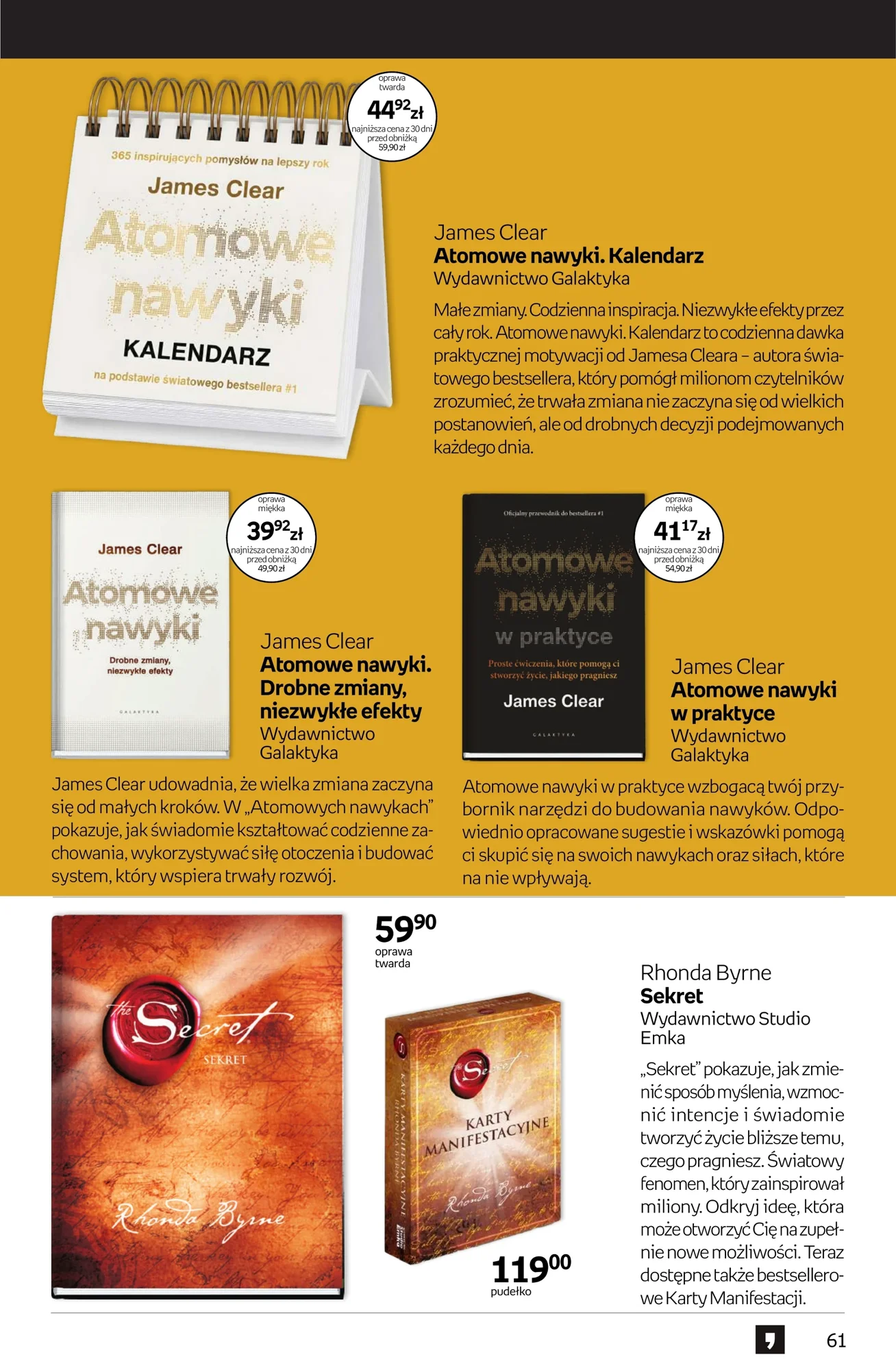 Gazetka promocyjna empik str. 61