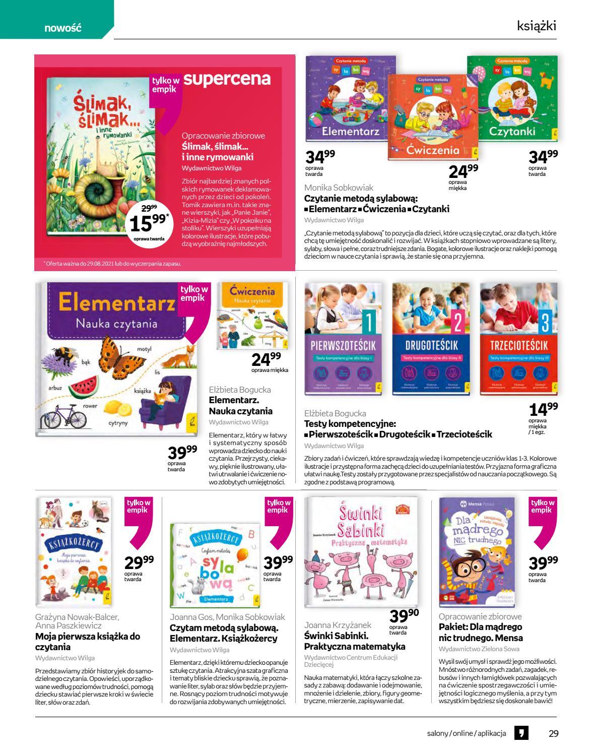 Gazetka promocyjna empik str. 29