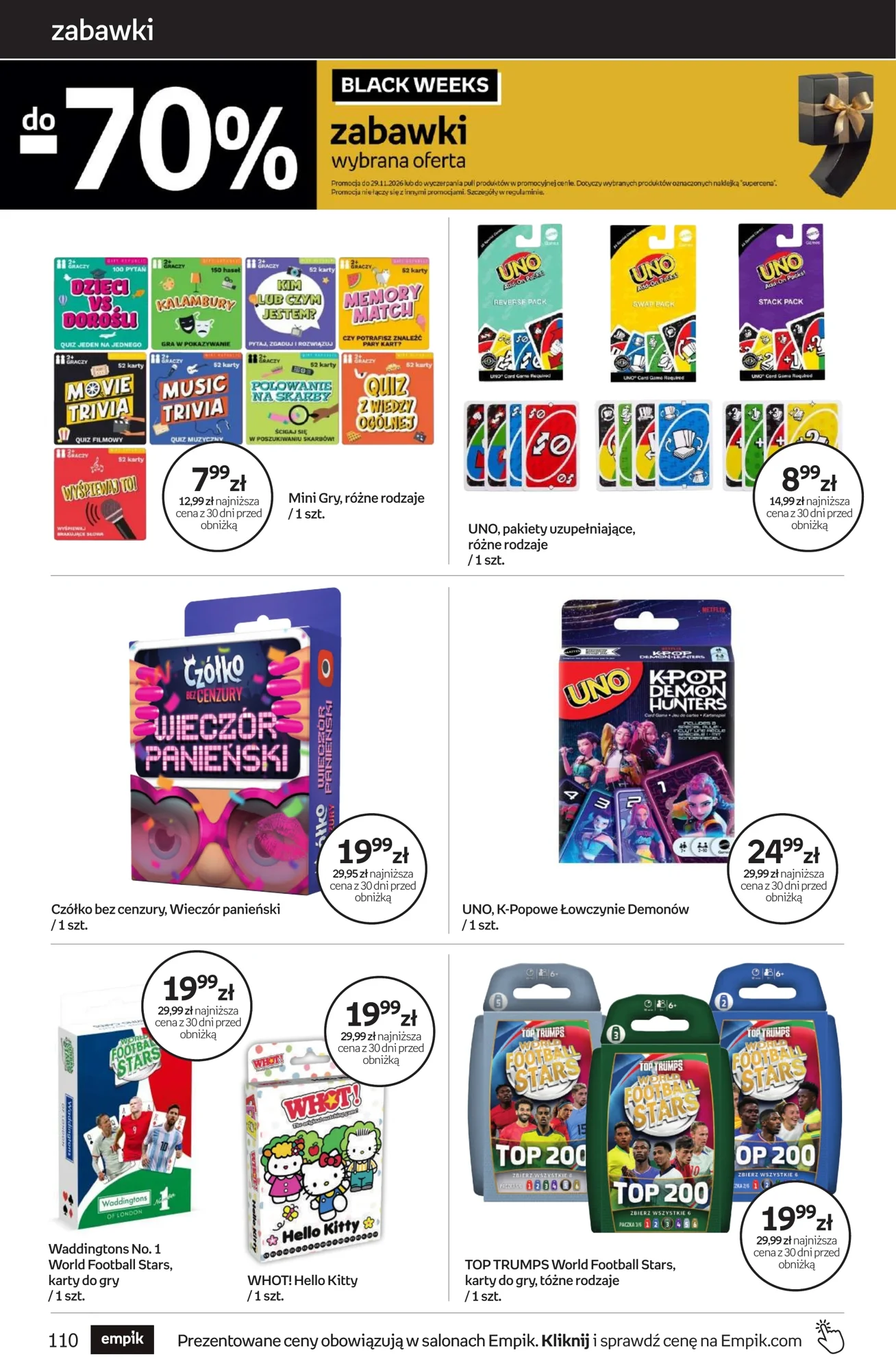 Gazetka promocyjna empik str. 110
