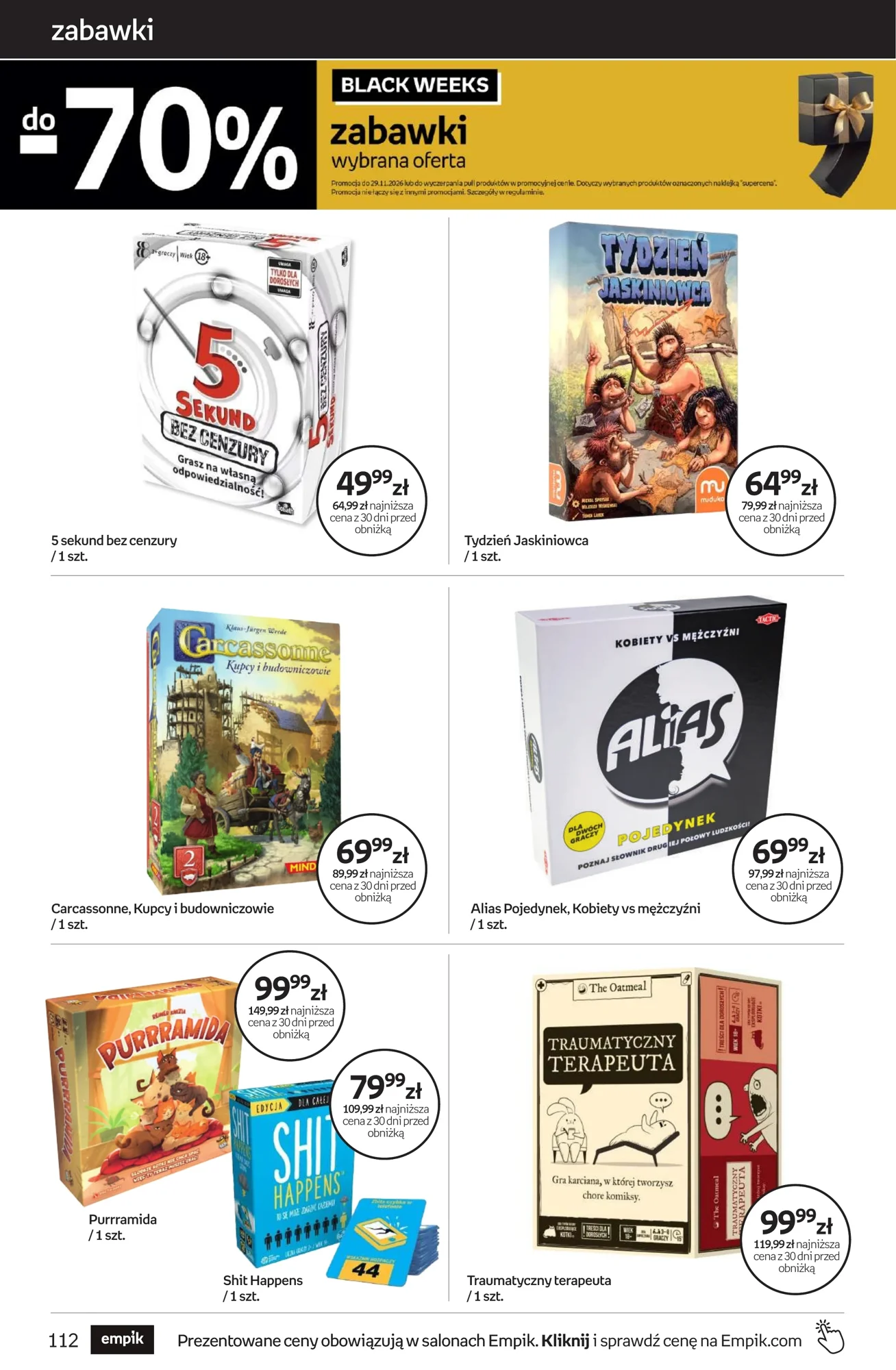 Gazetka promocyjna empik str. 112
