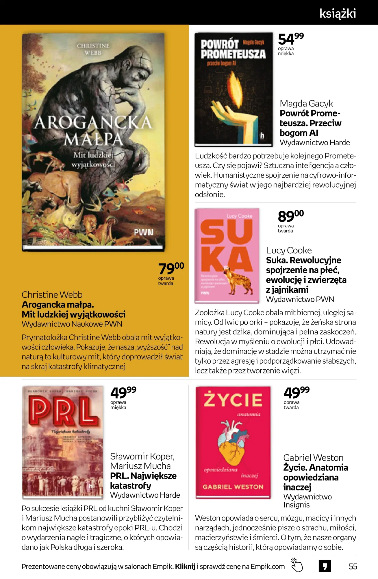 Gazetka promocyjna empik str. 55