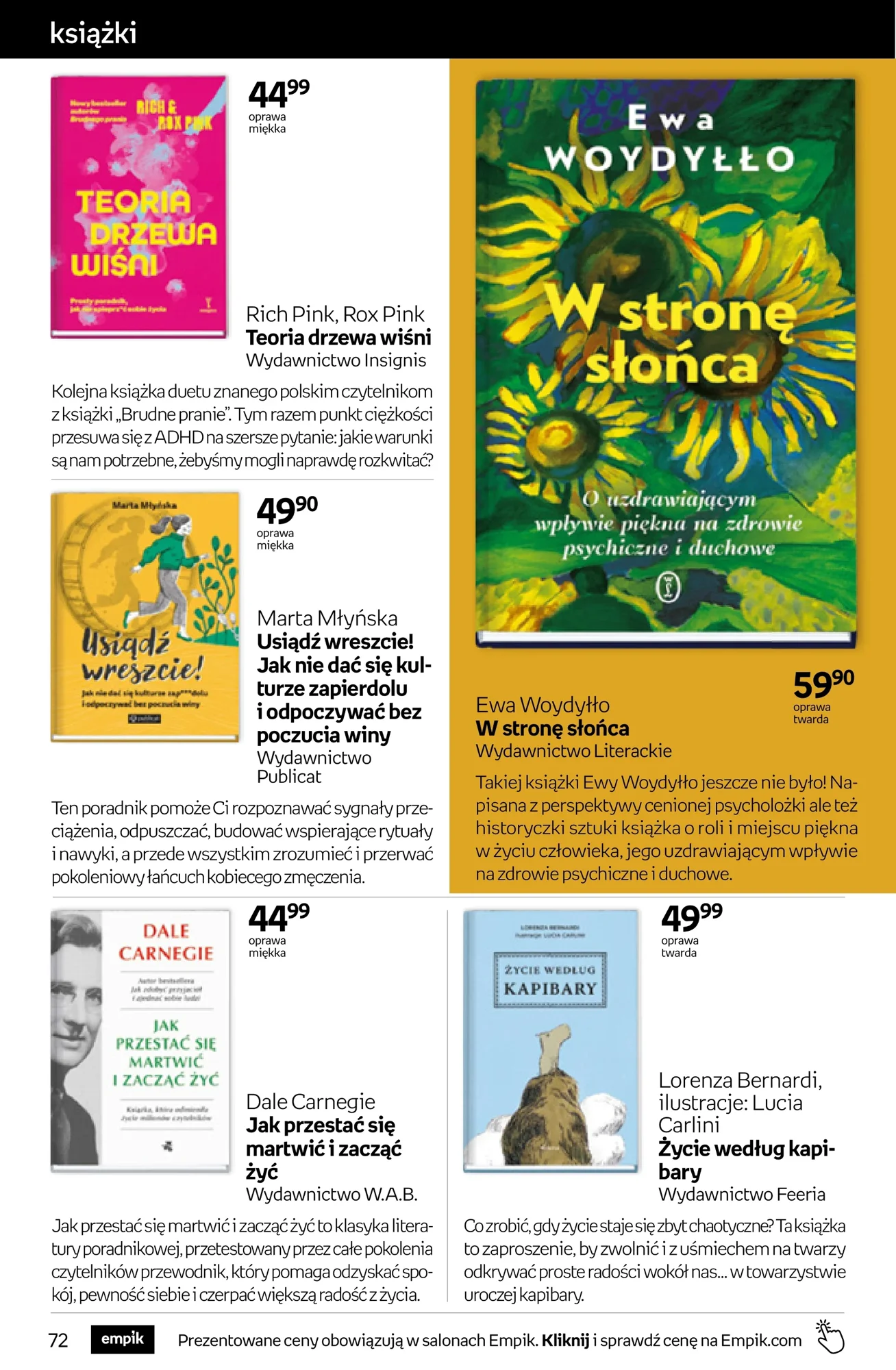 Gazetka promocyjna empik str. 72