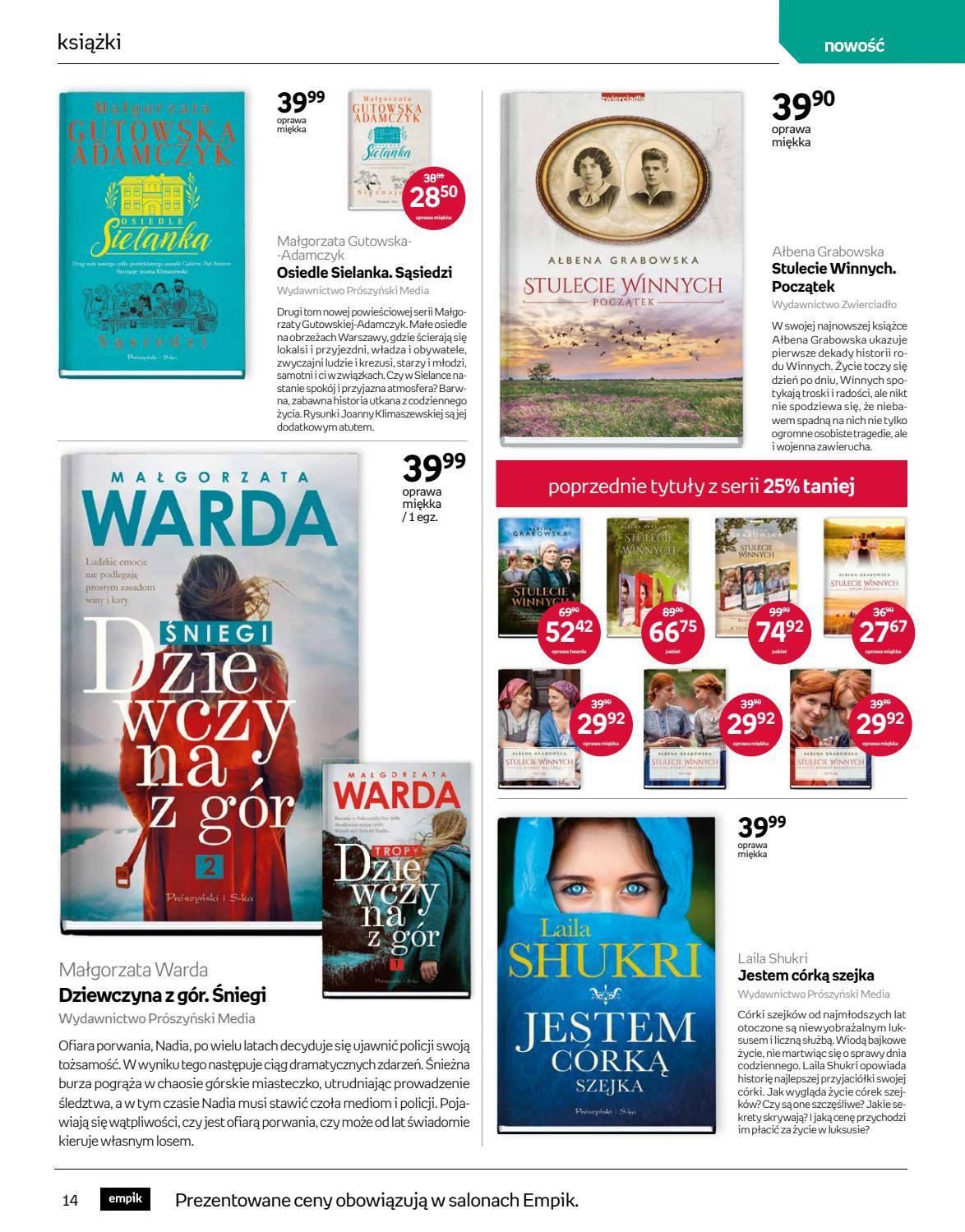 Gazetka promocyjna empik str. 14
