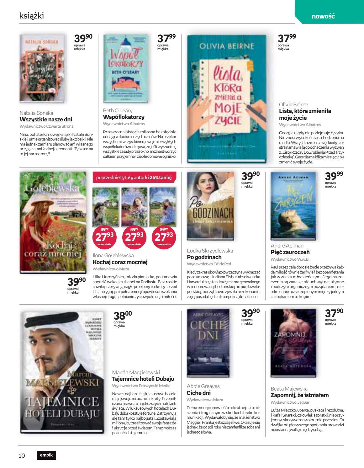 Gazetka promocyjna empik str. 10