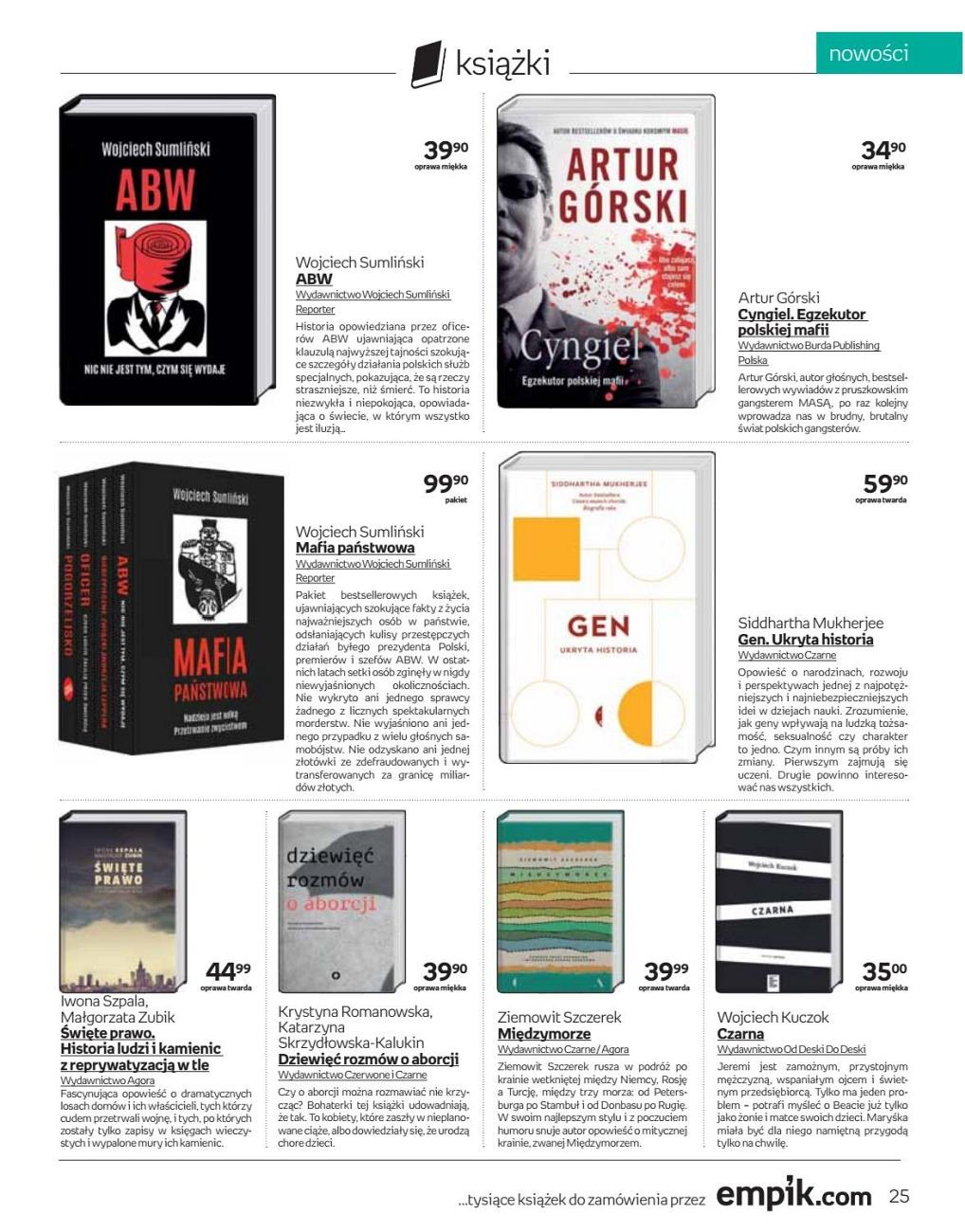 Gazetka promocyjna empik str. 25