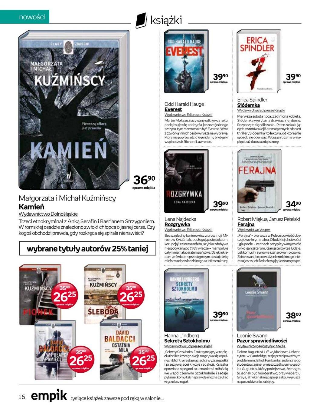 Gazetka promocyjna empik str. 16
