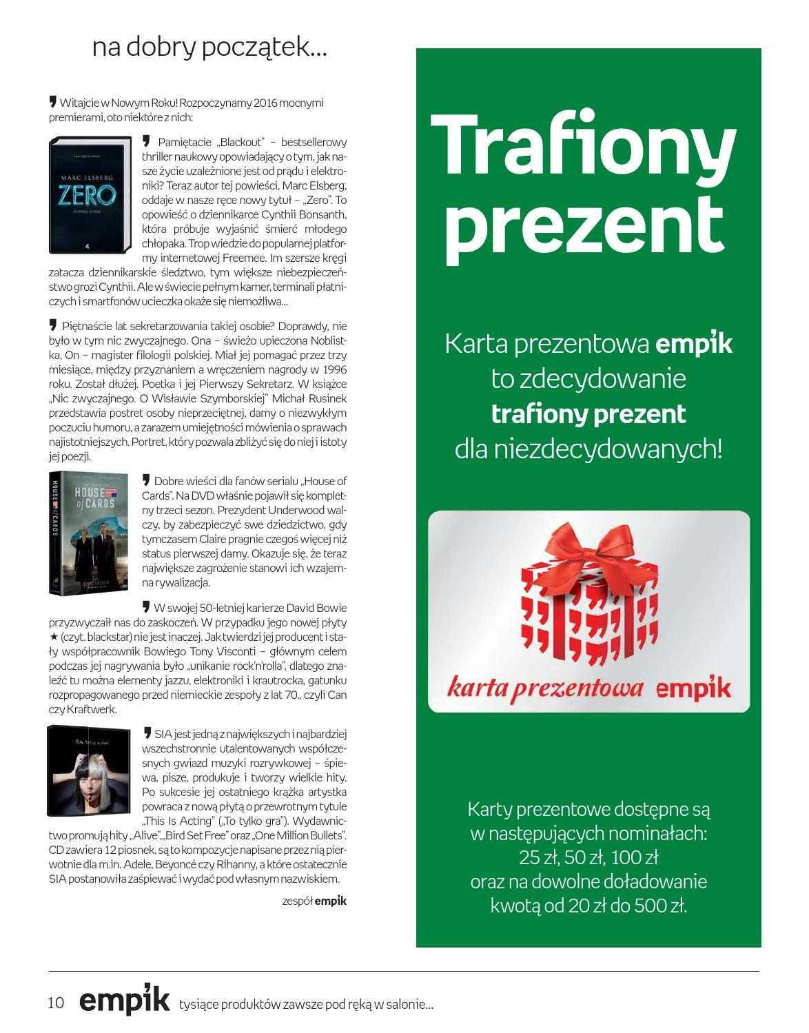 Gazetka promocyjna empik str. 10