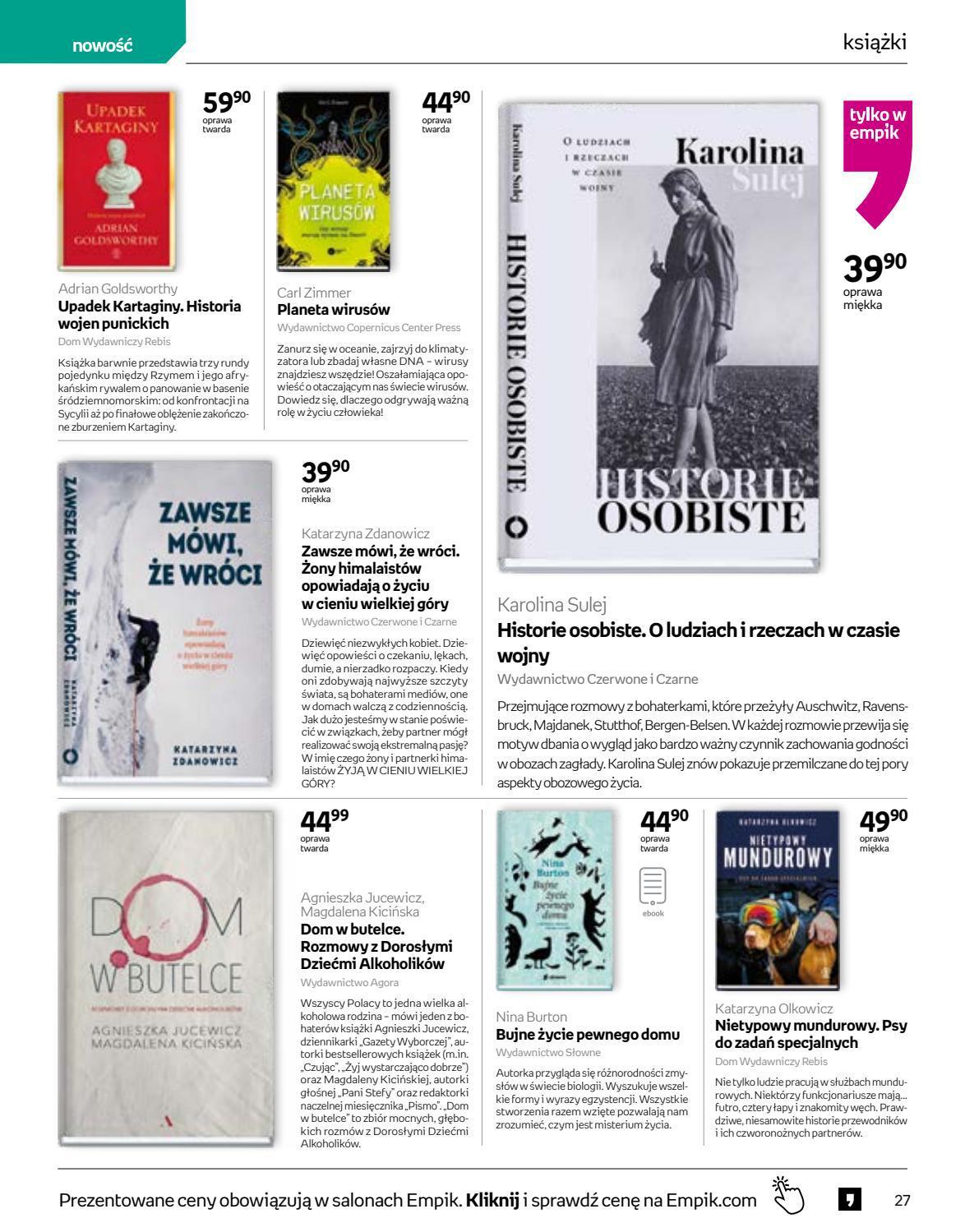 Gazetka promocyjna empik str. 27