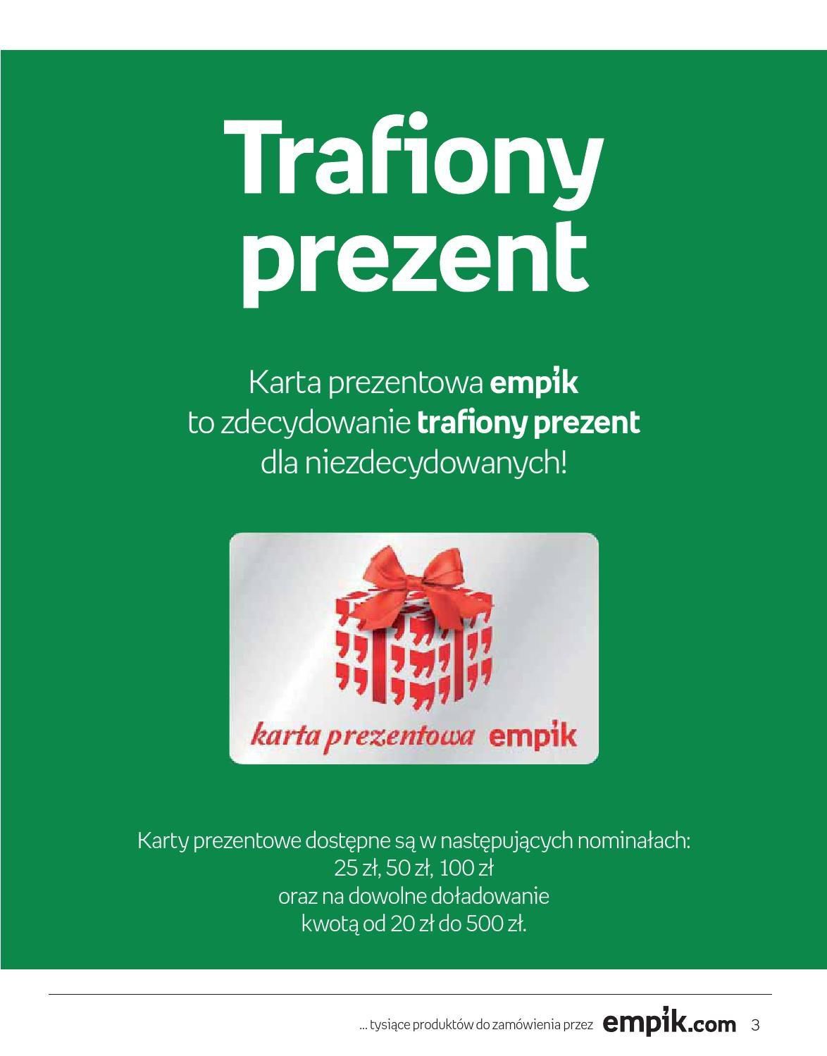 Gazetka promocyjna empik str. 3