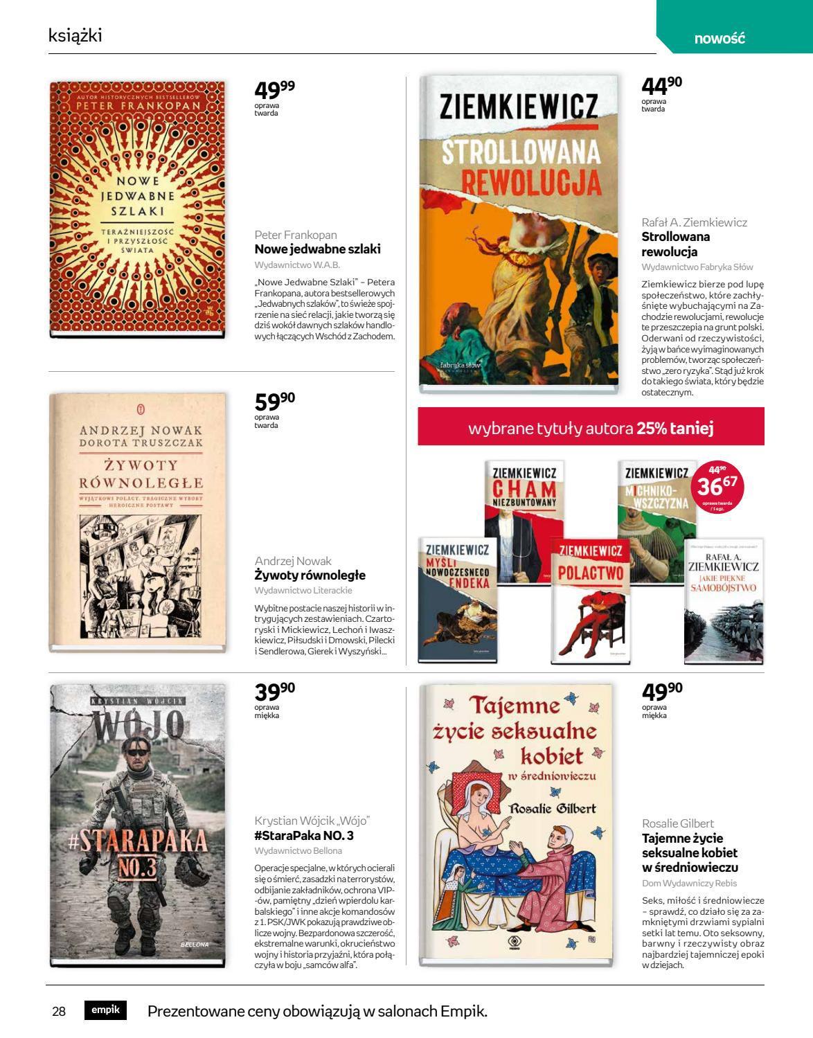Gazetka promocyjna empik str. 28