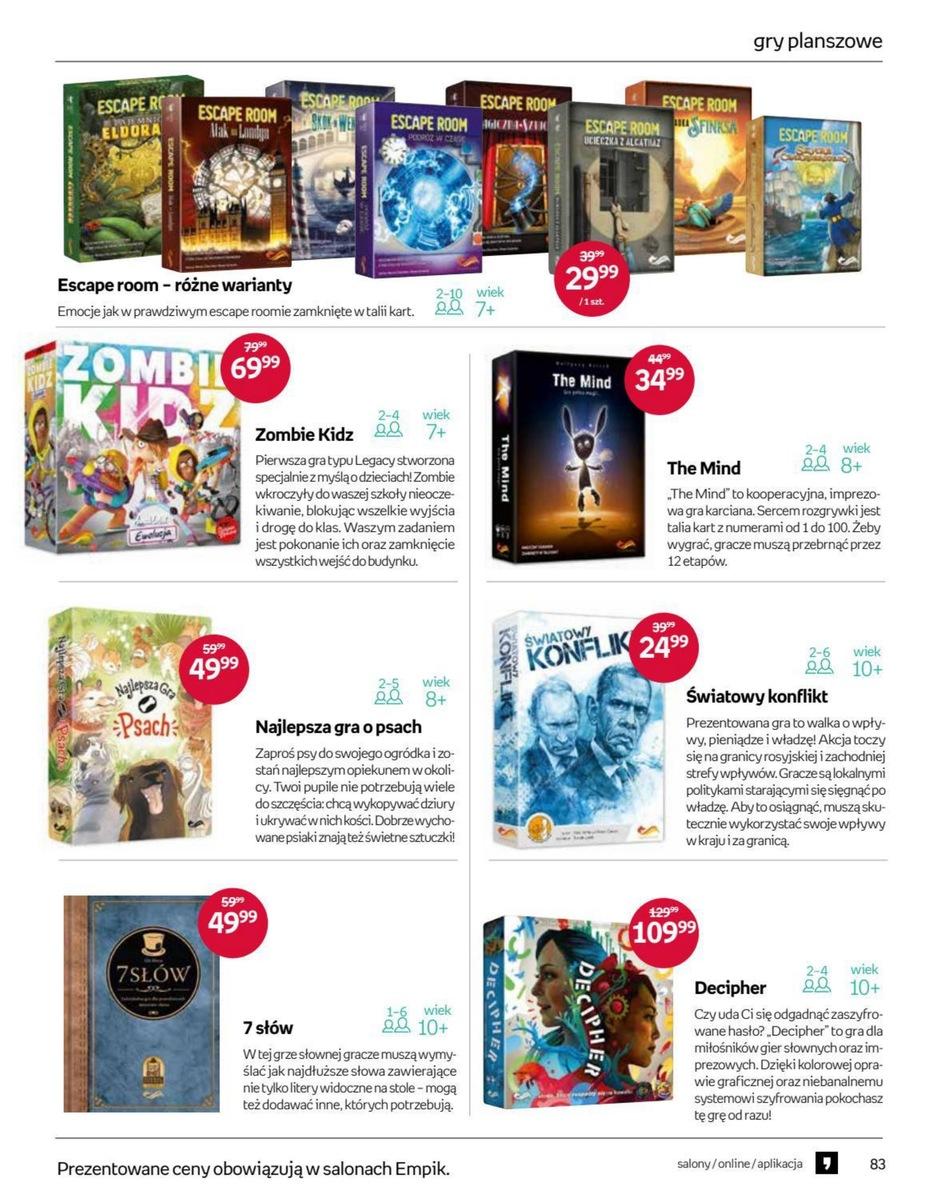 Gazetka promocyjna empik str. 83