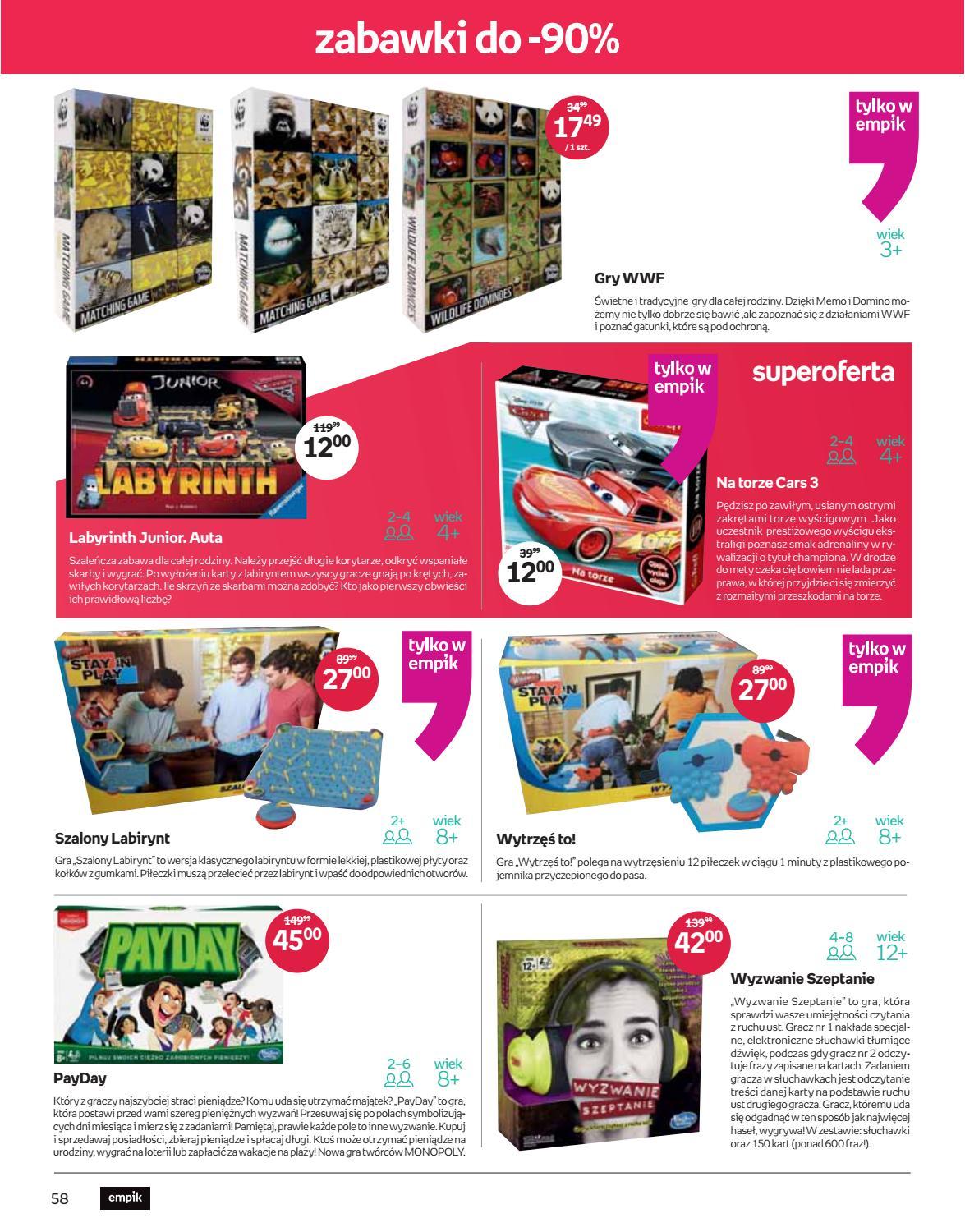 Gazetka promocyjna empik str. 58